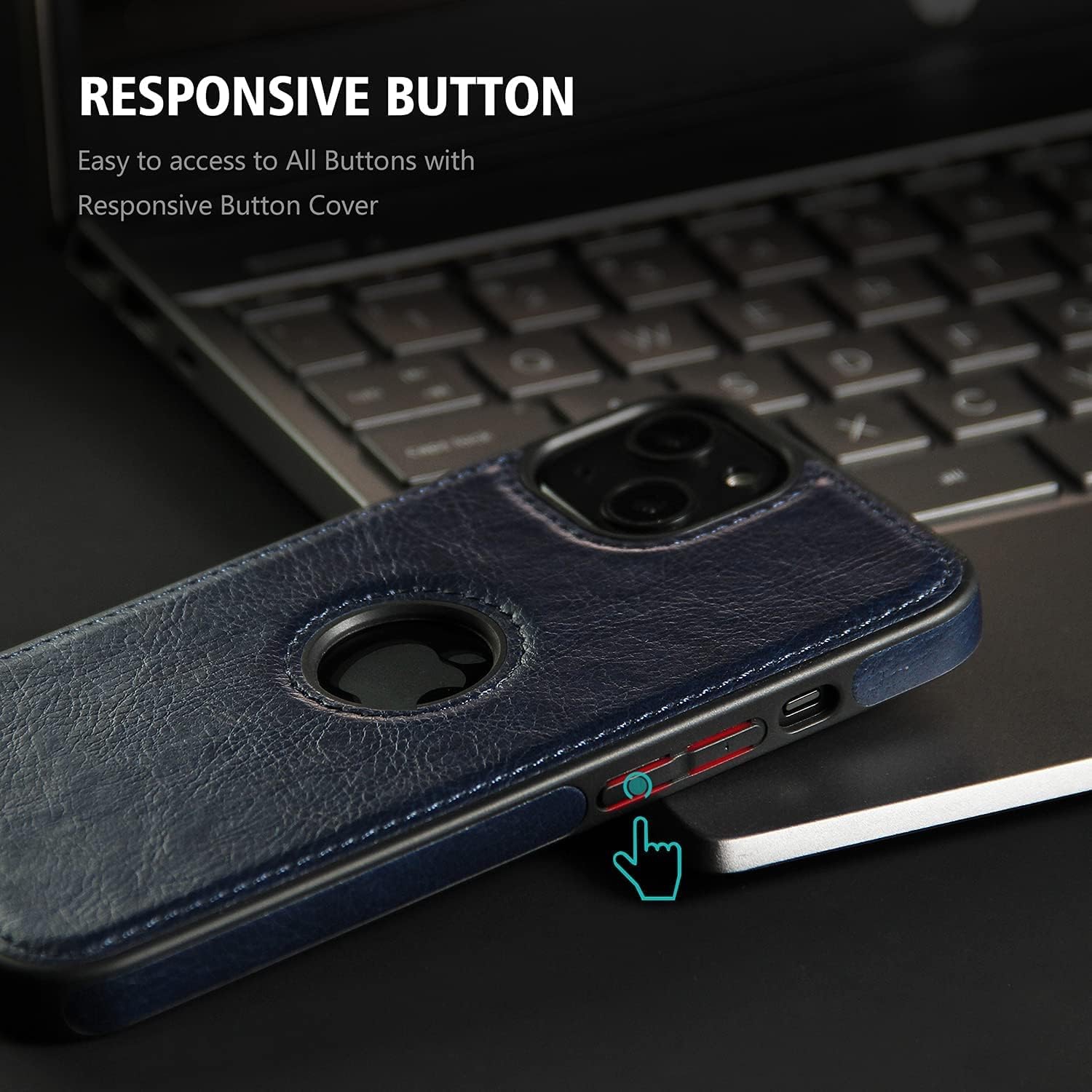 Leather Case for iPhone 13 Back Cover Hi Quality Premium Leather Cover Case - FREE SHIPPING