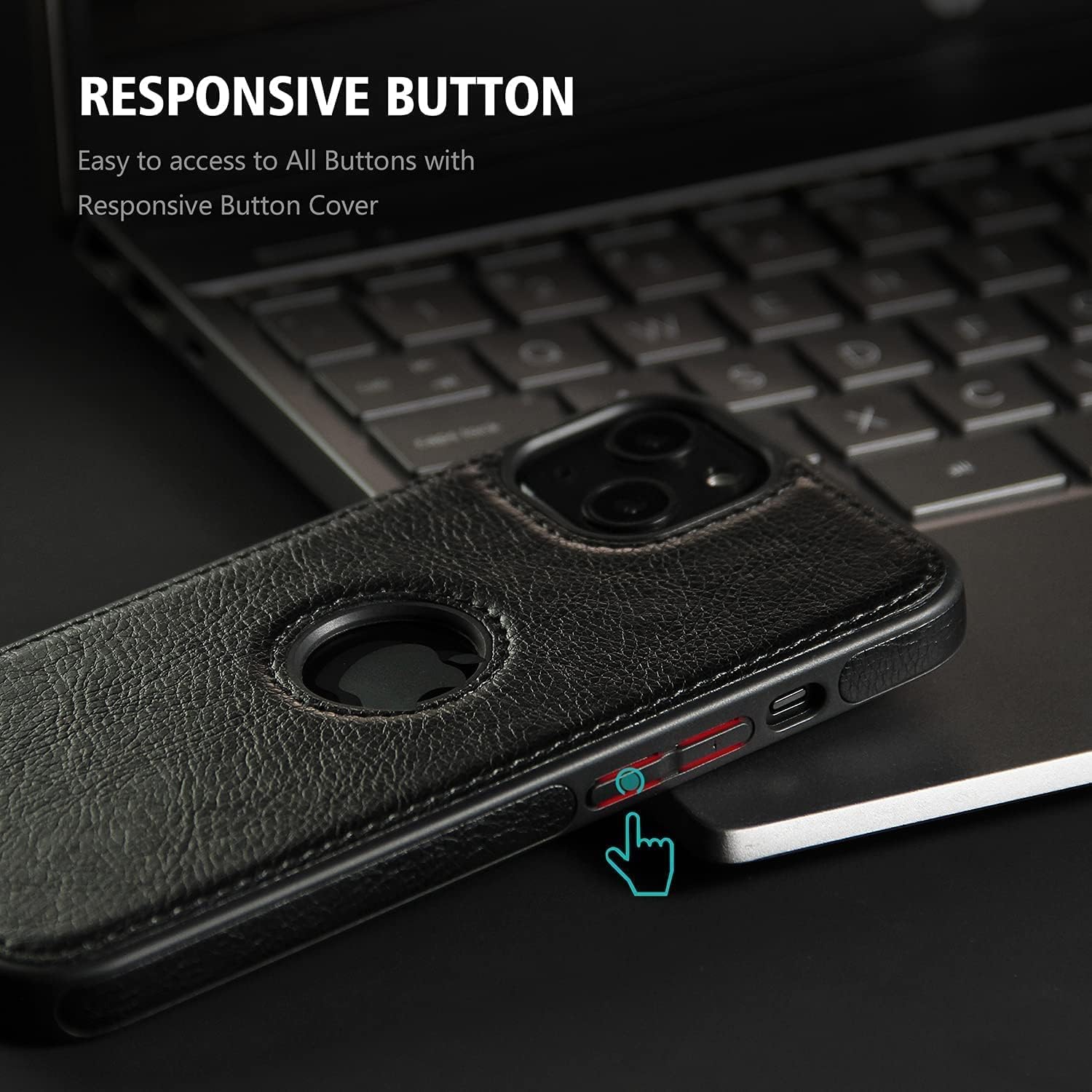 Leather Case for iPhone 13 Back Cover Hi Quality Premium Leather Cover Case - FREE SHIPPING