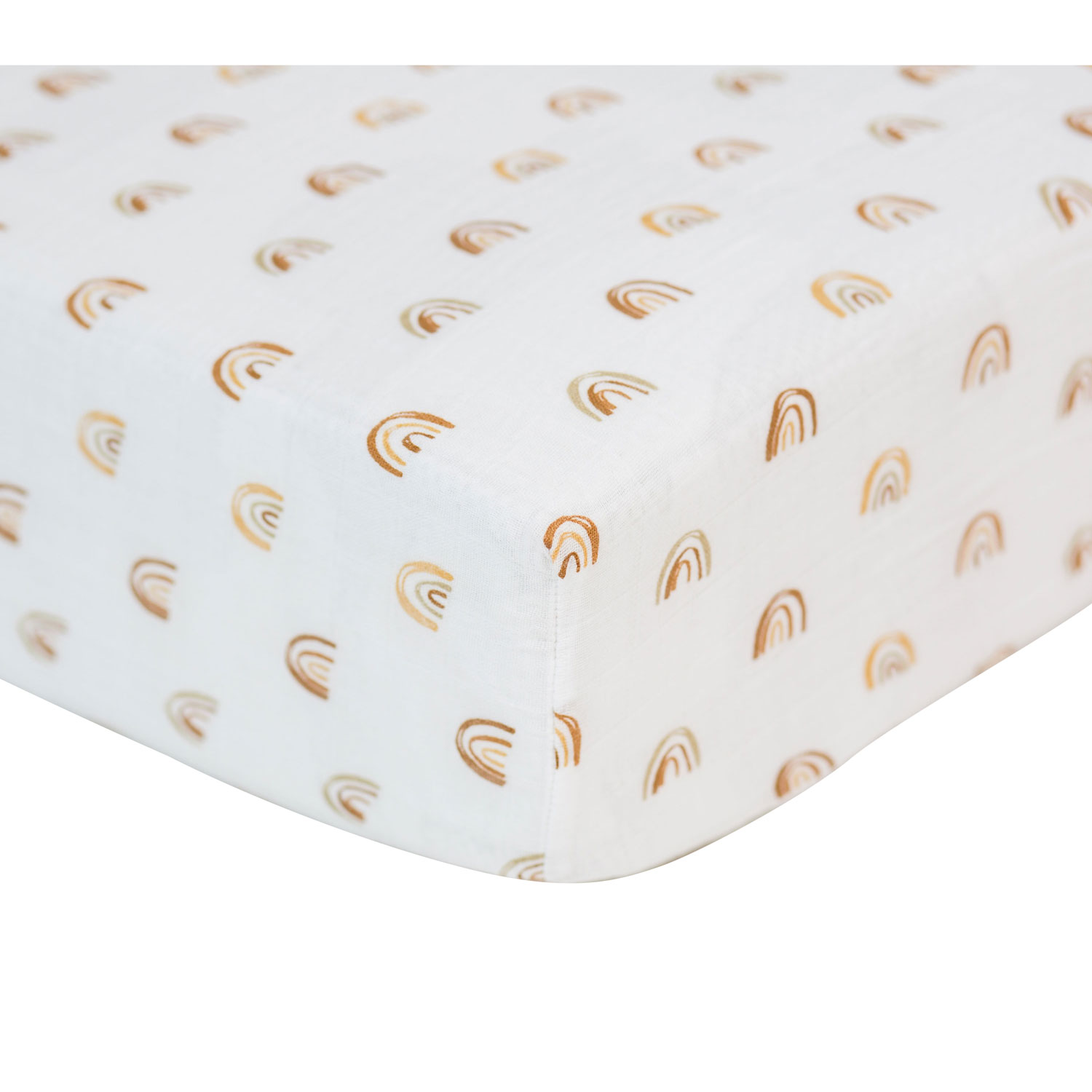 Lulujo Boho Fitted Sheet - Crib - Rainbow