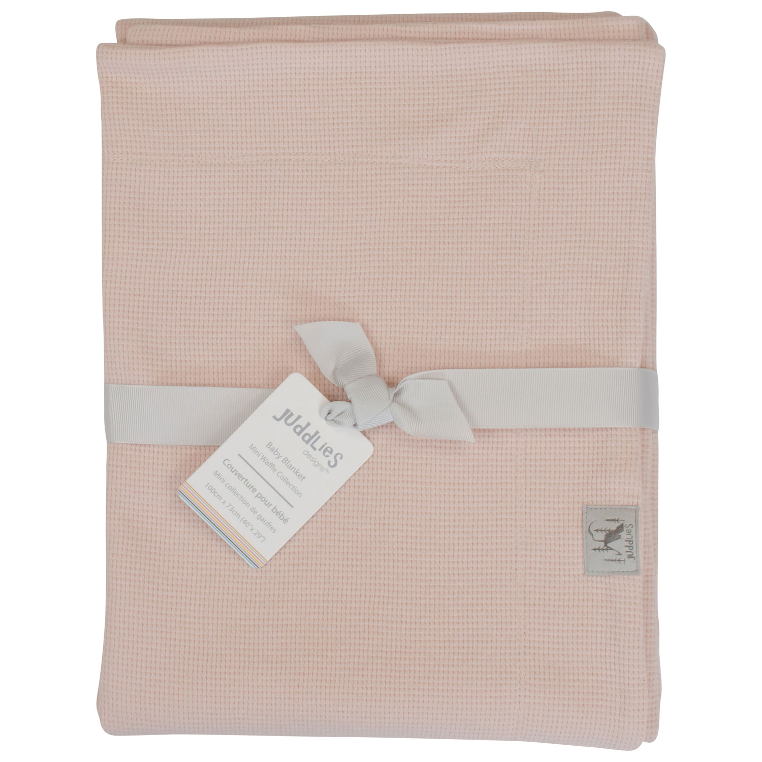 Juddlies Mini Waffle Blanket - Pink