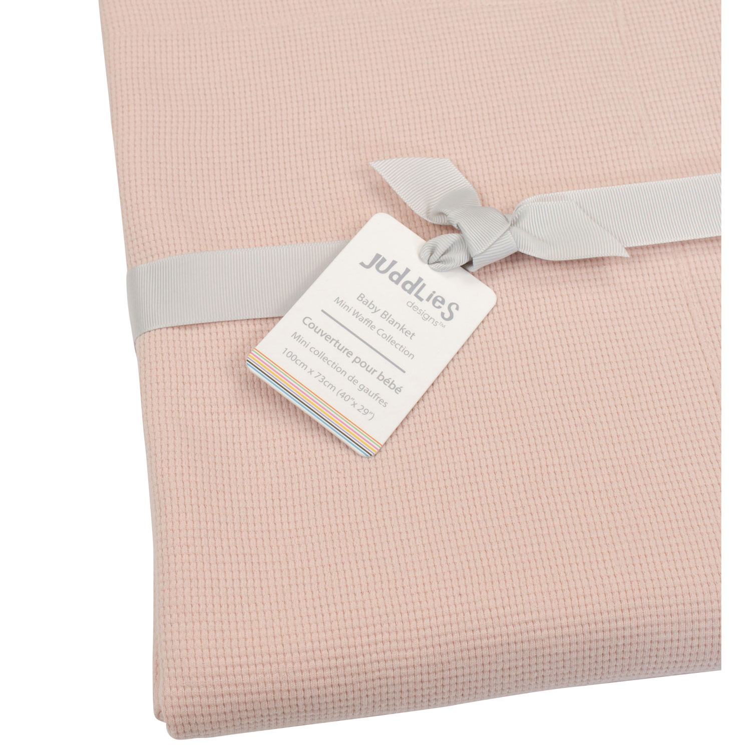 Juddlies Mini Waffle Blanket - Pink