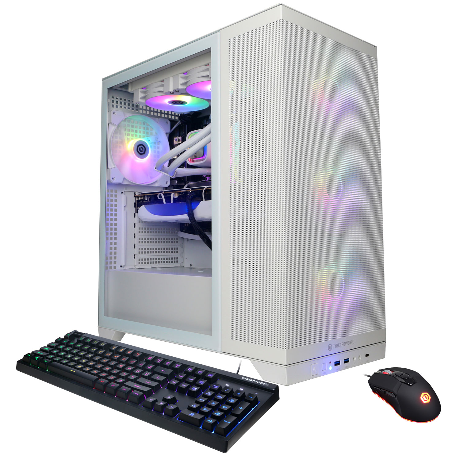 CyberPowerPC Gamer Supreme Gaming PC - White (AMD Ryzen 9 7900X/32GB RAM//2TB SSD/GeForce RTX 4080 Super) - En