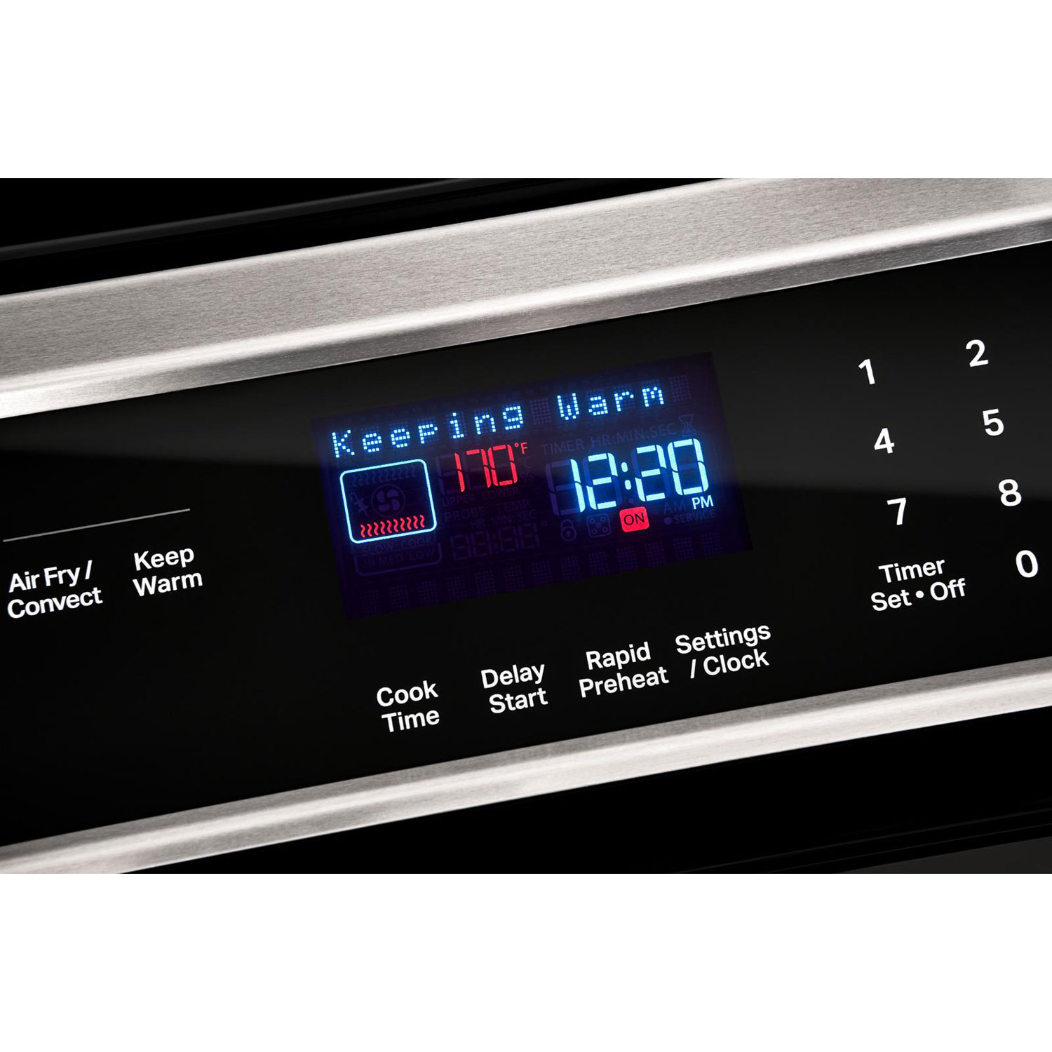 Cuisinière à induction autonome avec convection véritable et friture à l'air chaud 6,4 pi³ 30 po de Whirlpool - Acier inoxydable noir