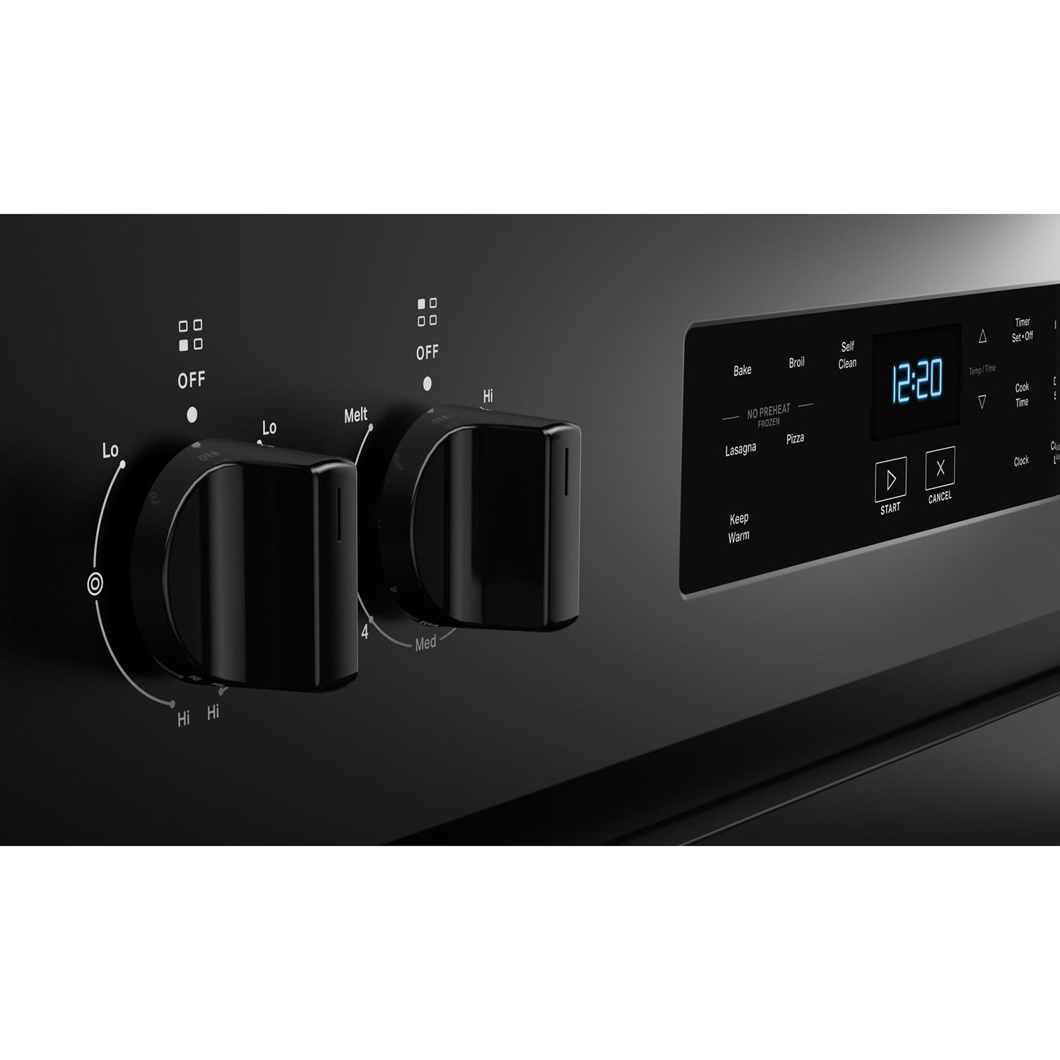 Whirlpool 3 Series 30" 5.3 Cu. Ft. Self-Clean 4-Element Freestanding Electric Range - Black