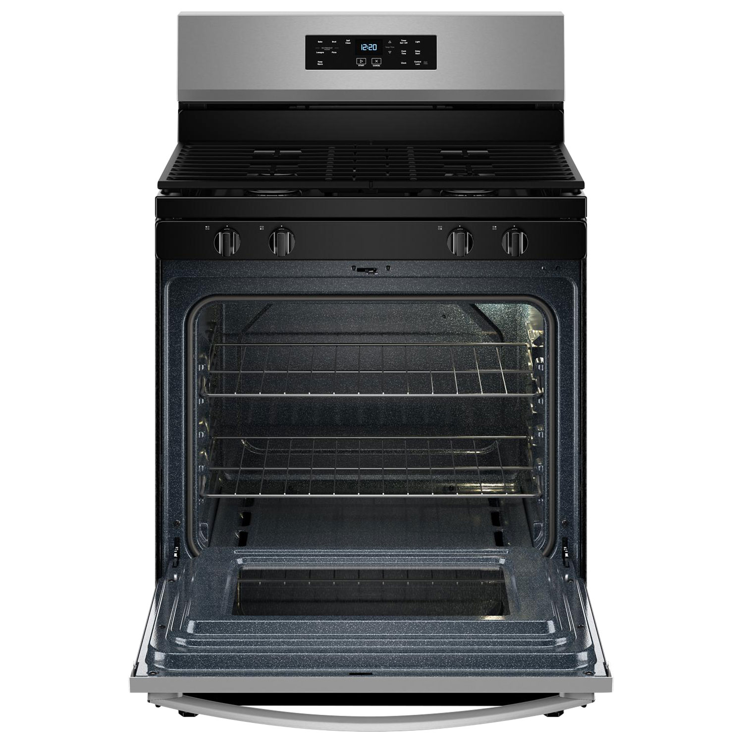 Whirlpool 3 Series 30" 5.3 Cu. Ft. Self-Clean Freestanding Gas Range - Stainless Steel