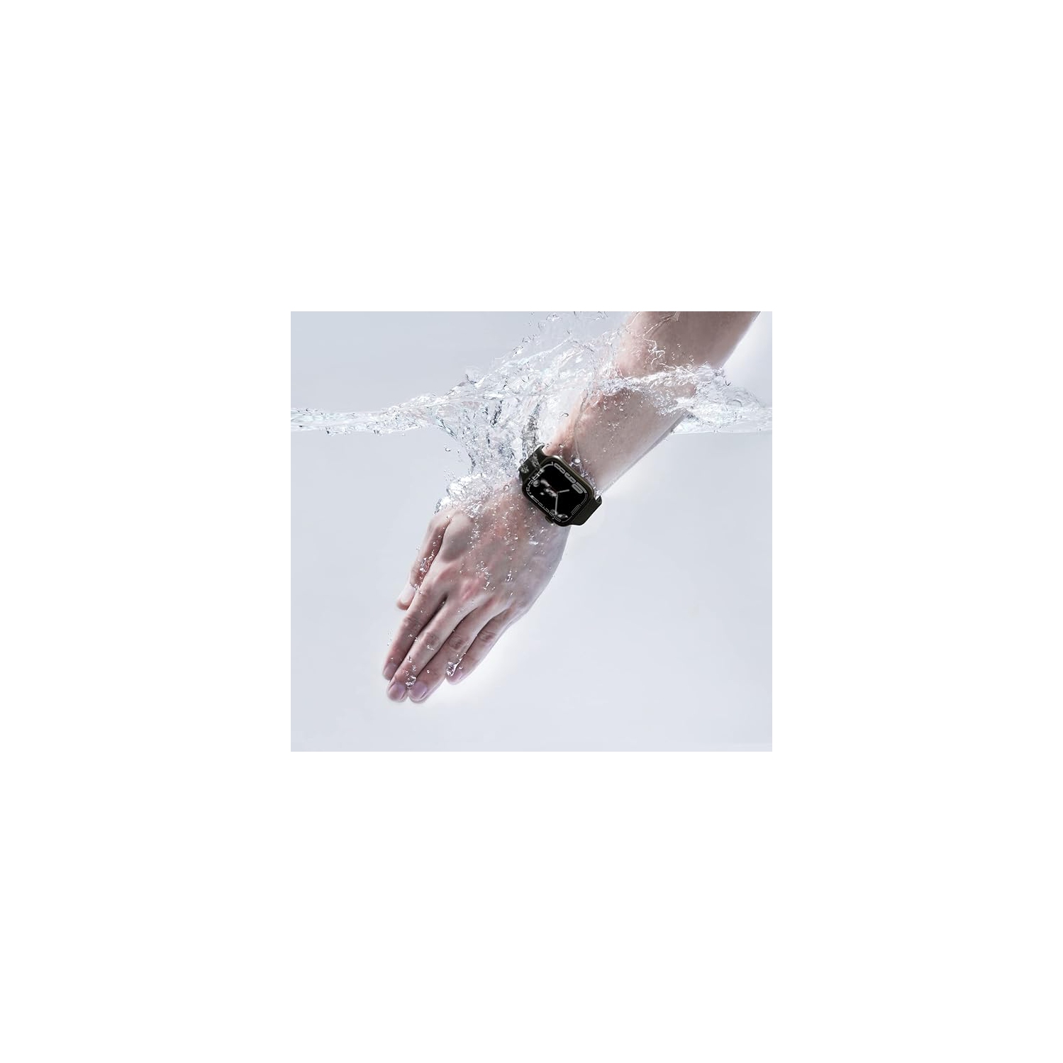 Soft Silicone Replacement Band Strap for Apple Watch iWatch Series 1 to 7 SE, 38mm 40mm 41mm - Rose Gold