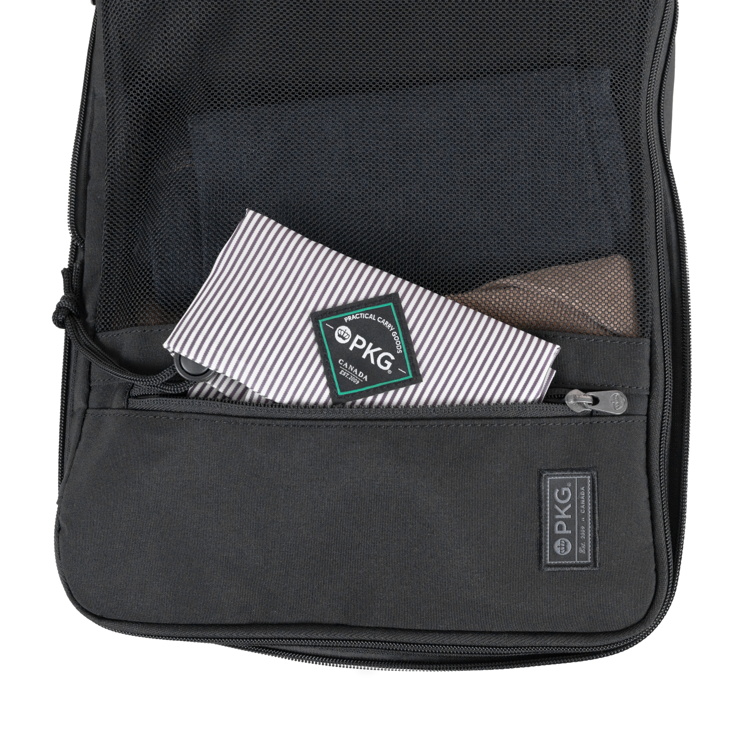 PKG Recycled Union Packing Cubes. 3-Pack Compression Packing Cubes.