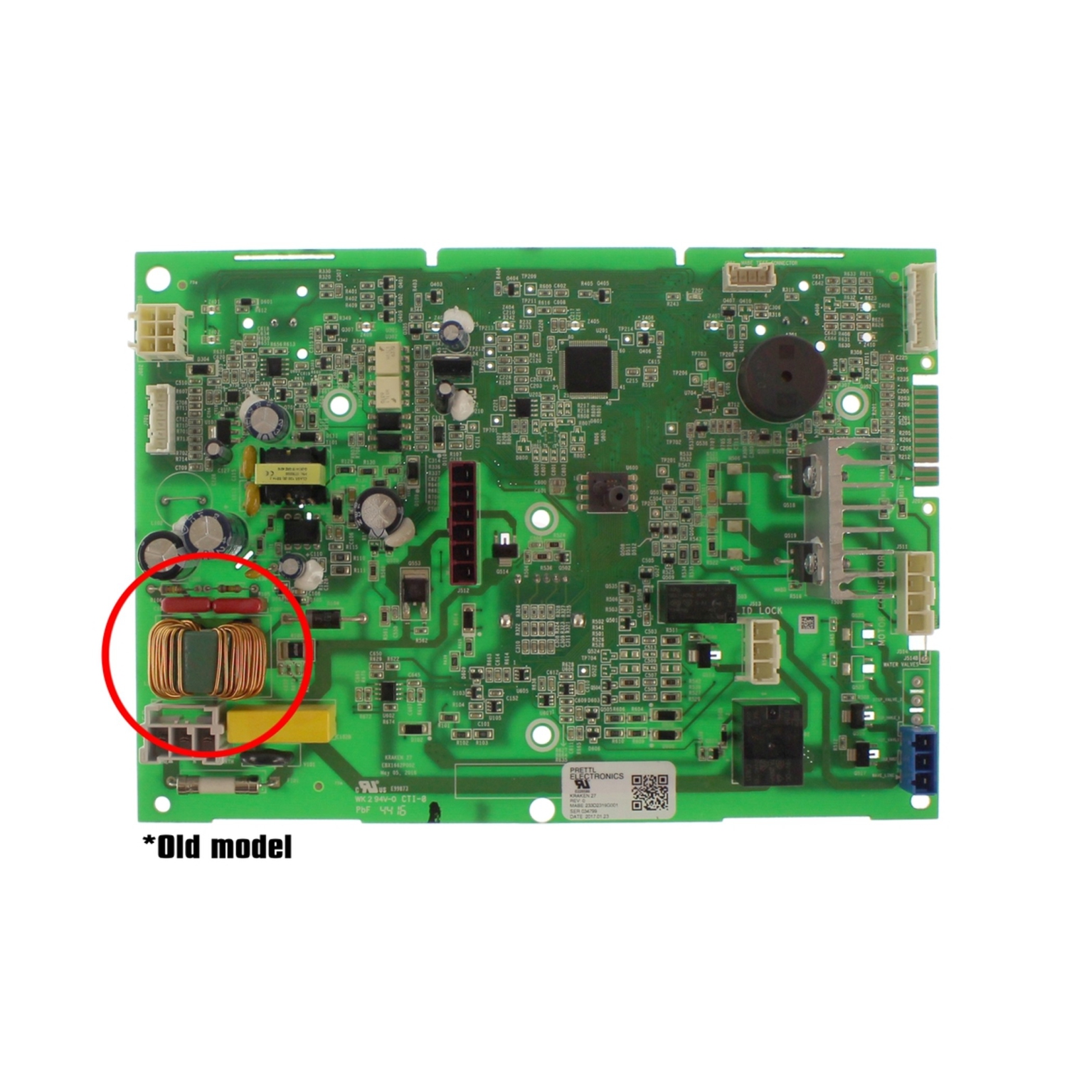 WW01F01729 GE Washer Triac Controller
