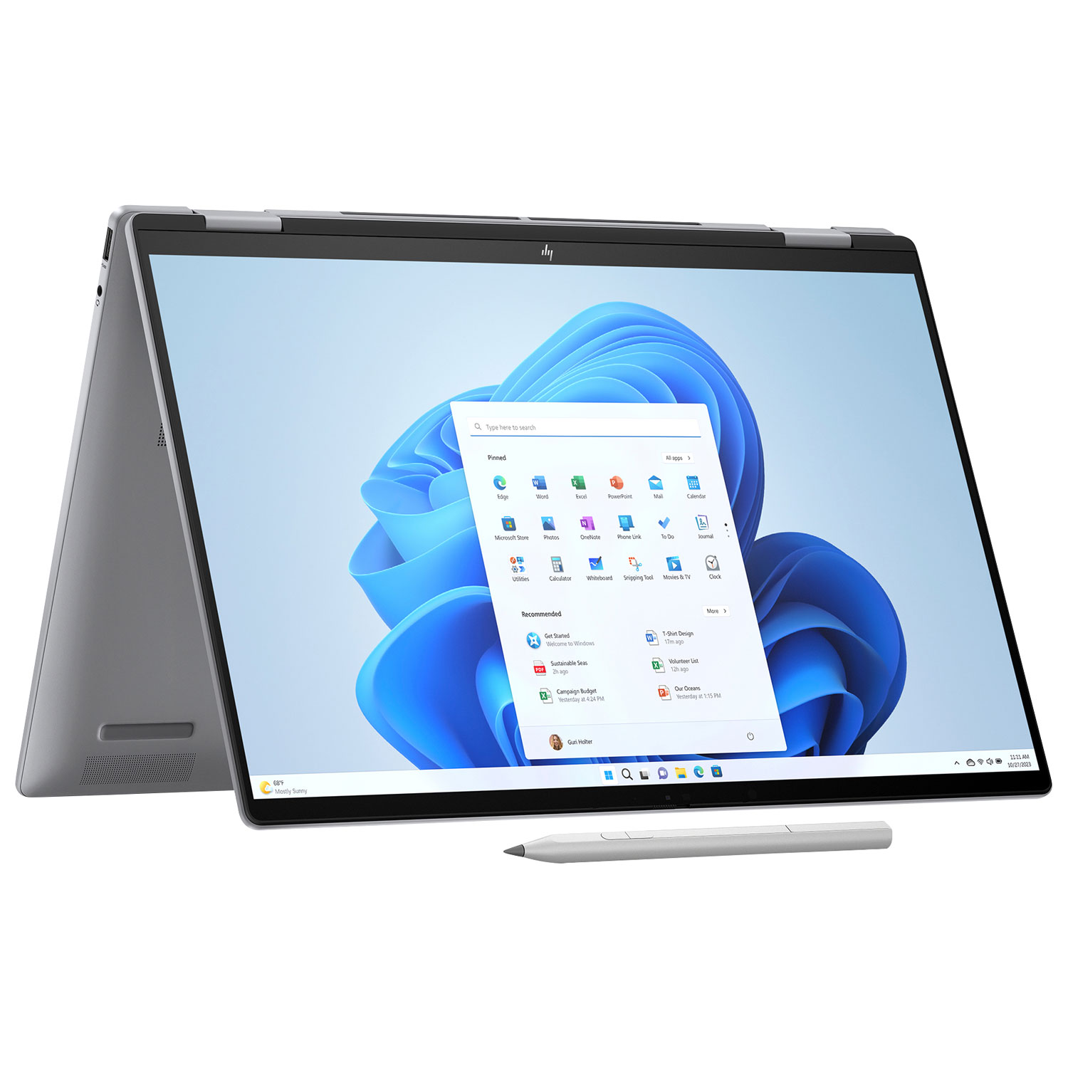 HP Envy x360 16" Touchscreen 2-in-1 Laptop - Meteor Silver (AMD Ryzen 7 8840HS/1TB SSD/16GB RAM/Win 11)