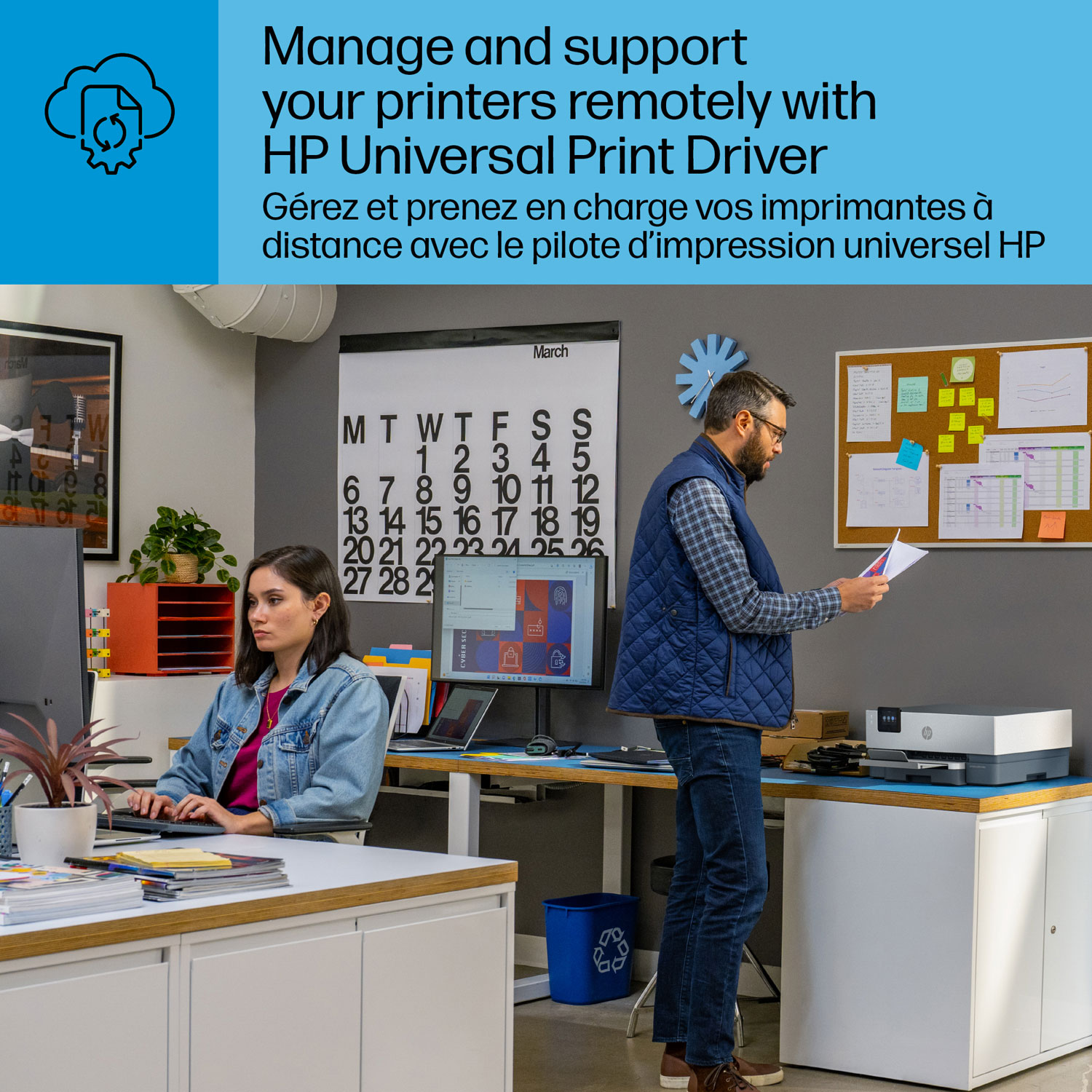 Imprimante à jet d'encre tout-en-un OfficeJet Pro 9110b sans fil de HP