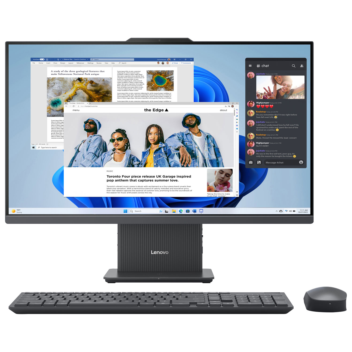 Lenovo IdeaCentre Desktop PC - Luna Grey (Intel Core i7-13620H/16GB RAM/1TB SSD/Windows 11)