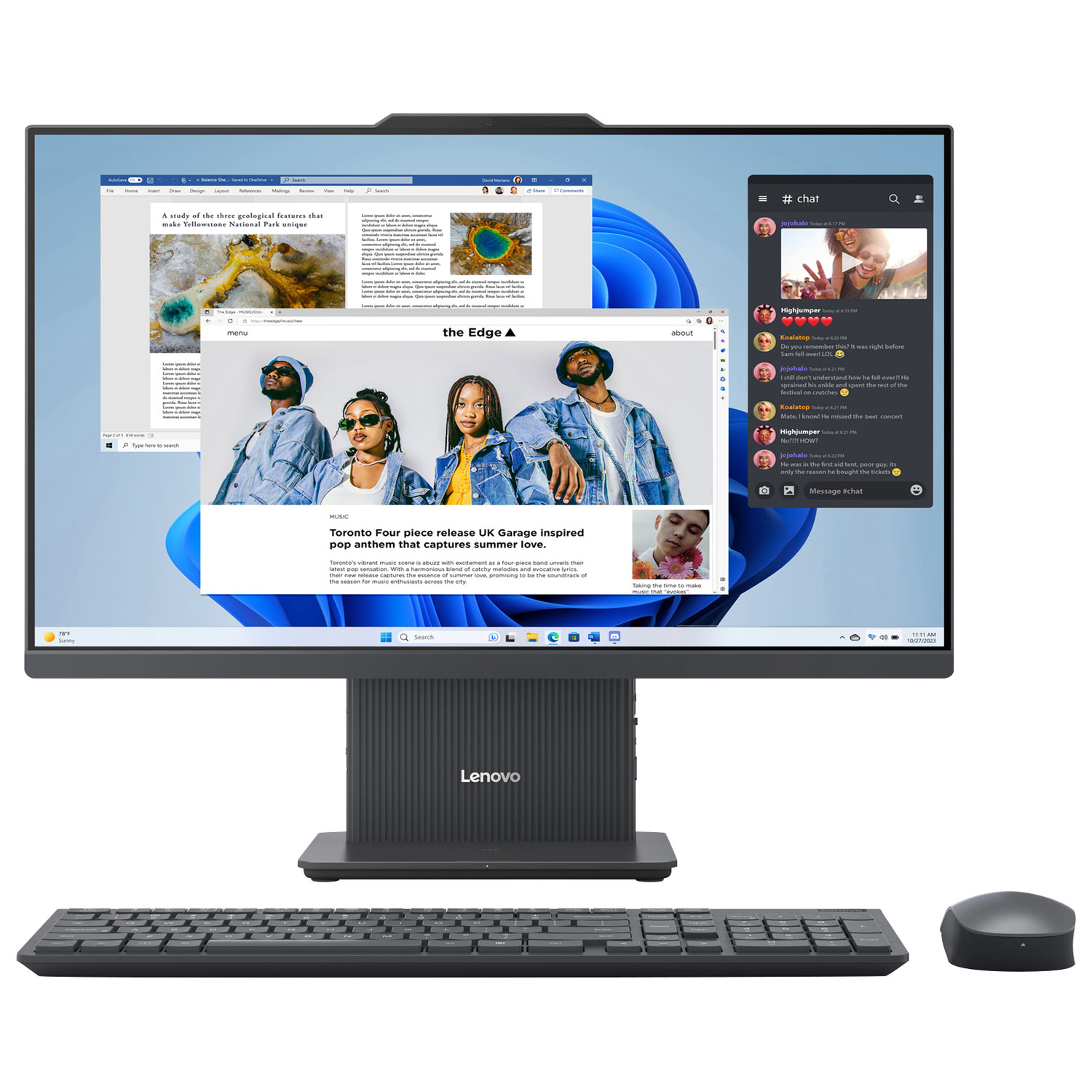 Lenovo IdeaCentre Desktop PC - Luna Grey (Intel Core i5-13420H/16GB RAM/512GB SSD/Windows 11)