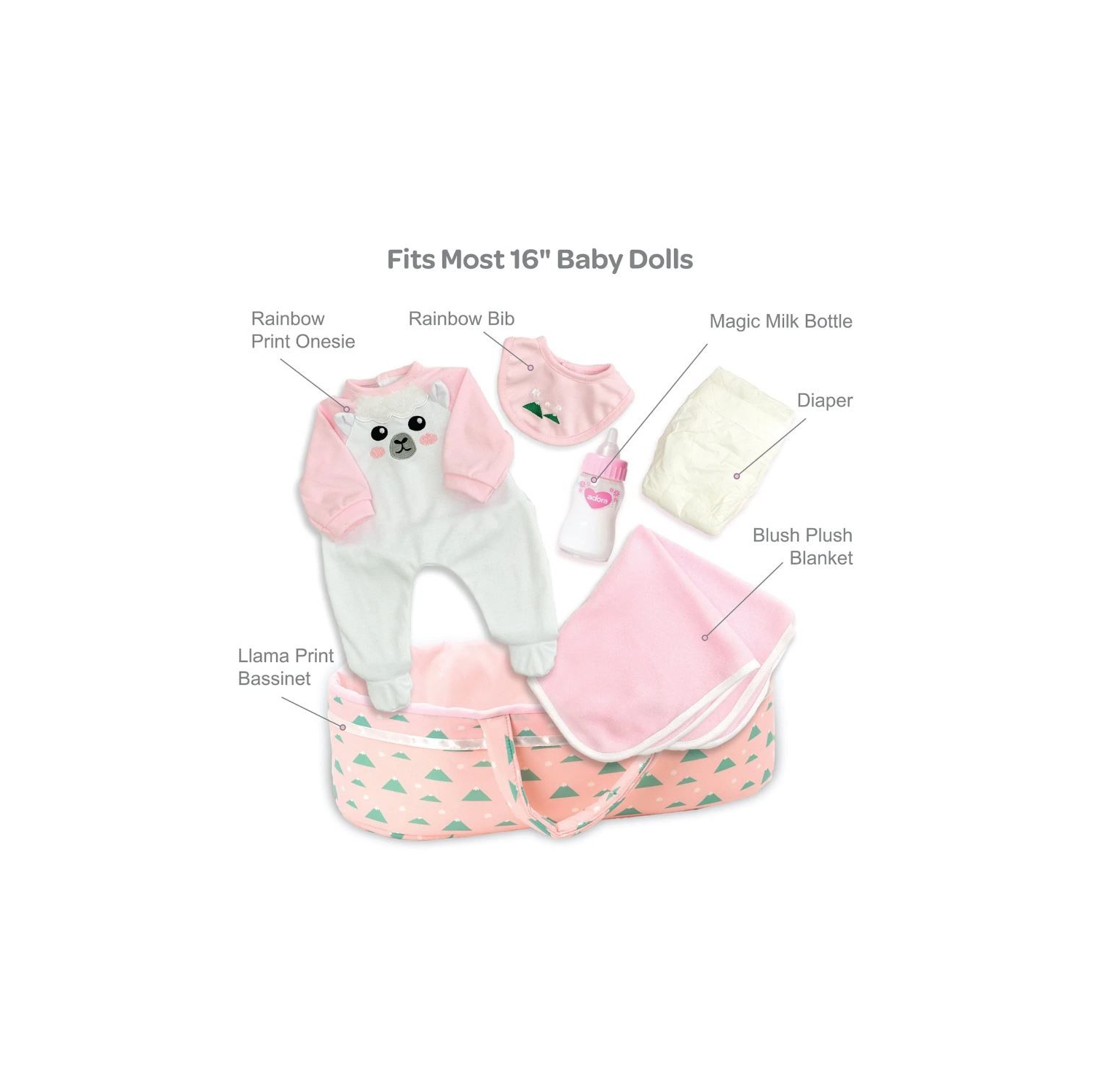 Adopter Baby Essentials Baby Lllama de 16 pi