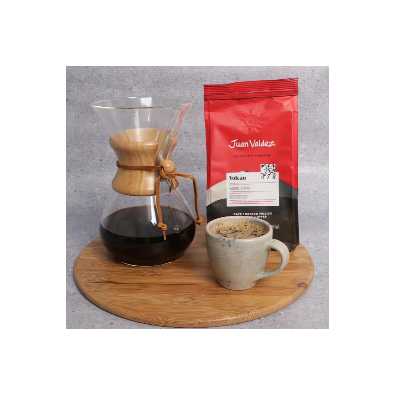 Juan Valdez Volcan Ground Colombian Coffee 12 oz, Premium Line, Strong Coffee with Notes of Sweet caramel, and Dark Chocolate Finish