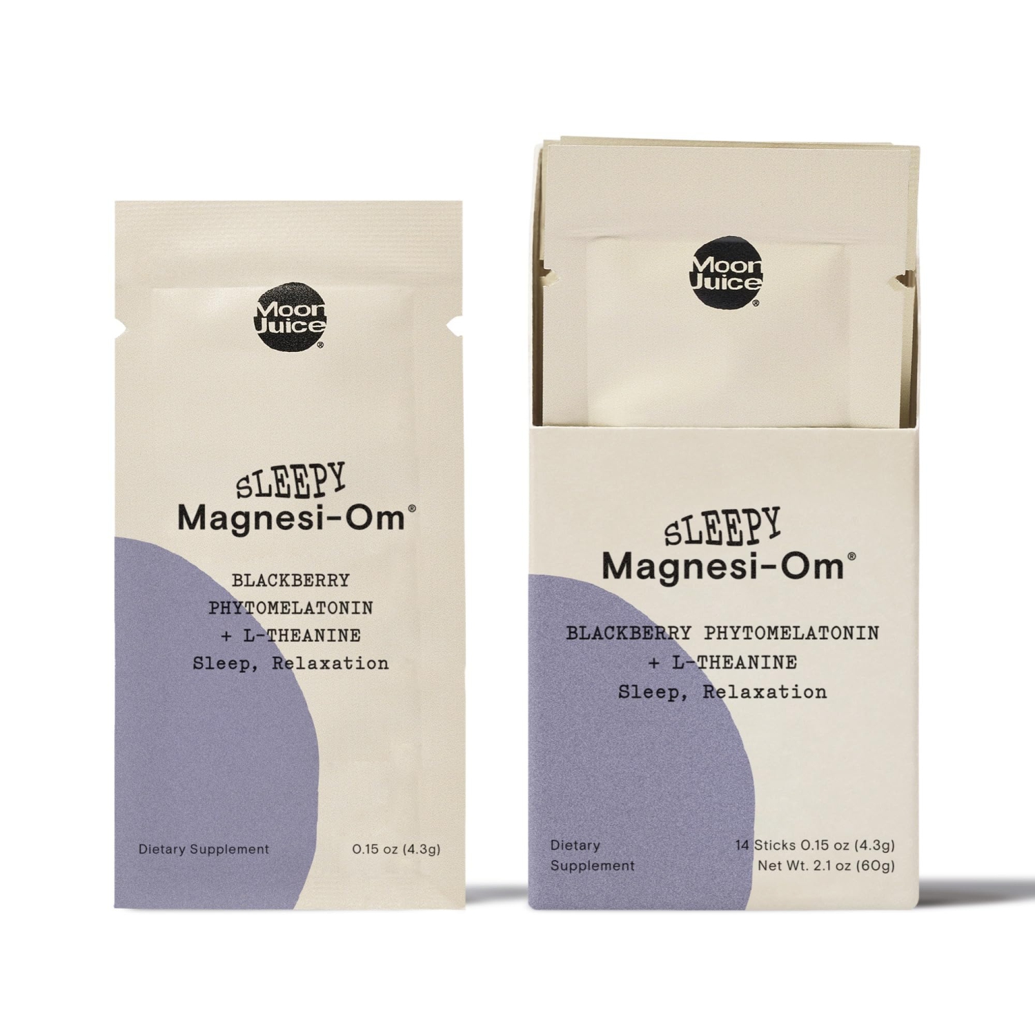 Jus de lune Sleepy Magnesi-OM mélatonine + magnésium aide au sommeil, 0,3&nbsp;mg
