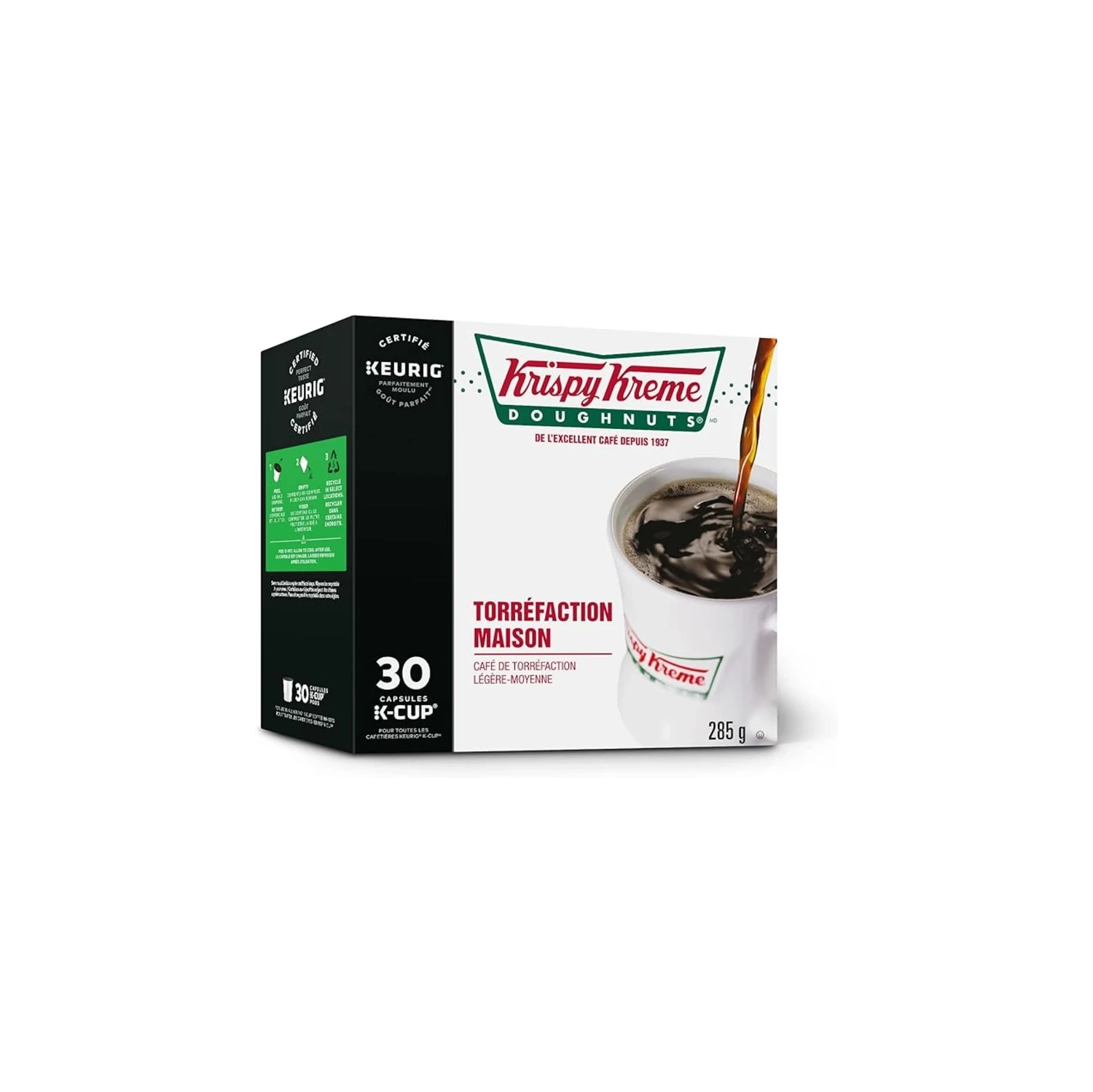 Krispy Kreme Smooth House Roast K-Cup Pods - 30 Count | Keurig Certified for Keurig Brewers