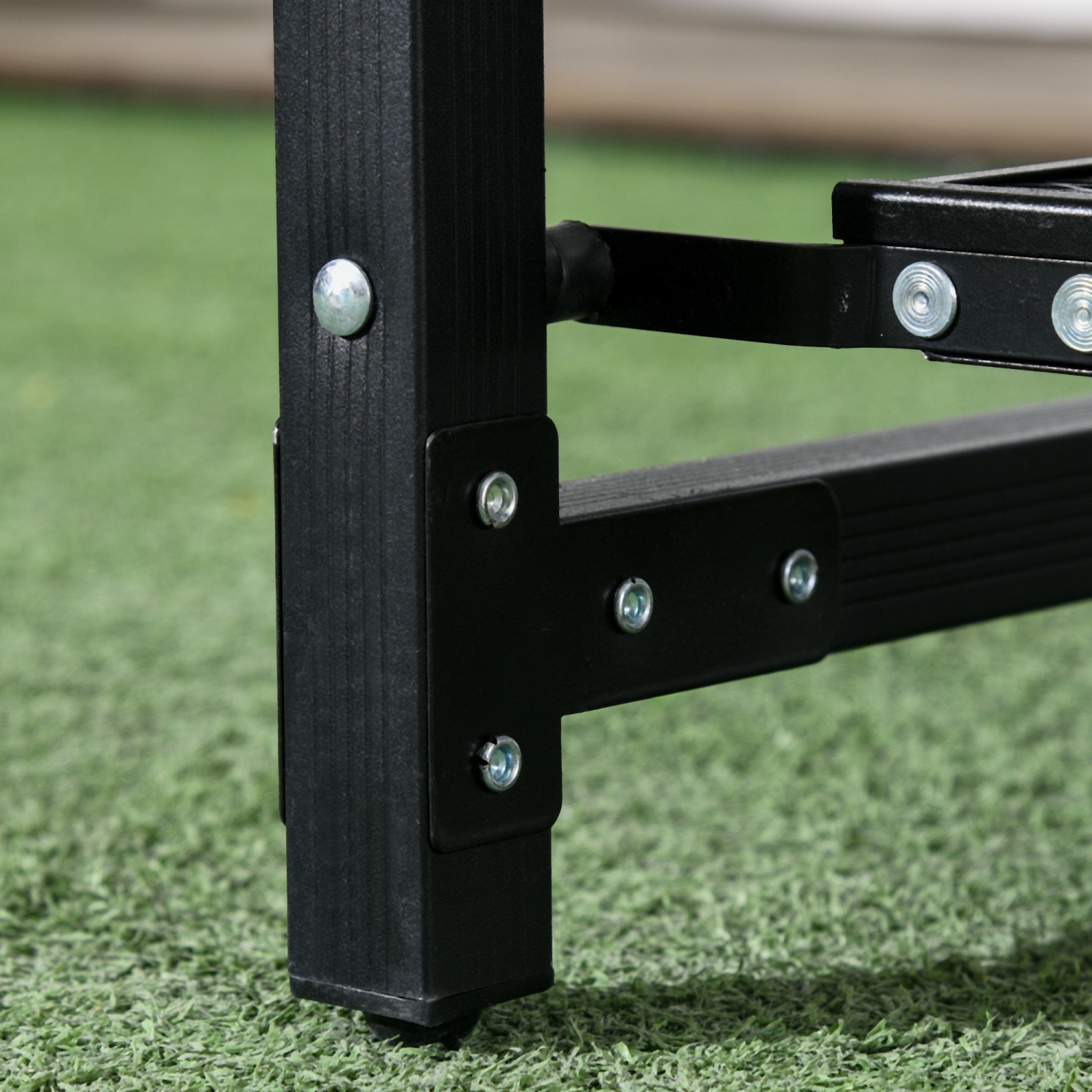 Outsunny Camping Kitchen Table, Folding Portable Cook Station, Aluminum Camping Table with Carrying Bag, 3 Side Tables, 2 Shelves and Detachable Sink