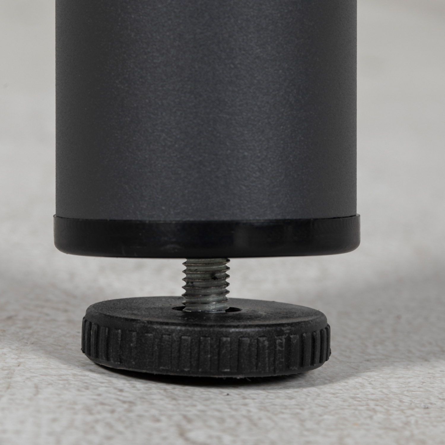 Outsunny 47" Outdoor Dining Table, Rectangle Garden Table for 6 People with Umbrella Hole, Aluminium Frame, HDPE Table Top, Slatted Design Patio