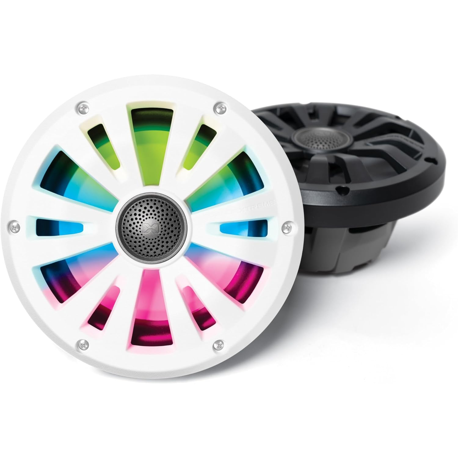 Radio AM/FM stéréo étanche pour sports motorisés AM/FM stéréo nautique, format simple DIN, 200 W et ensemble de haut-parleurs de 6,5 po