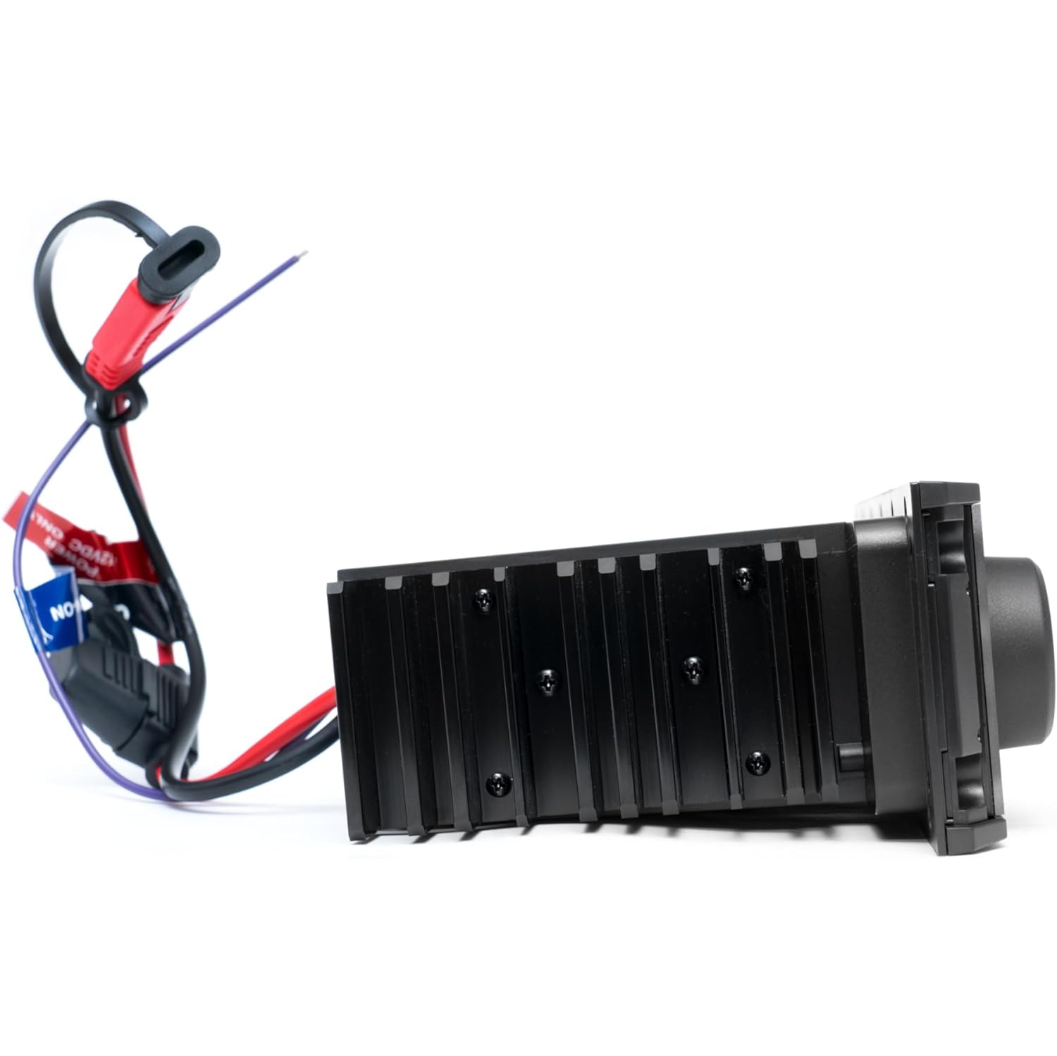 Radio AM/FM stéréo étanche pour sports motorisés AM/FM stéréo nautique, format simple DIN, 200 W et ensemble de haut-parleurs de 6,5 po