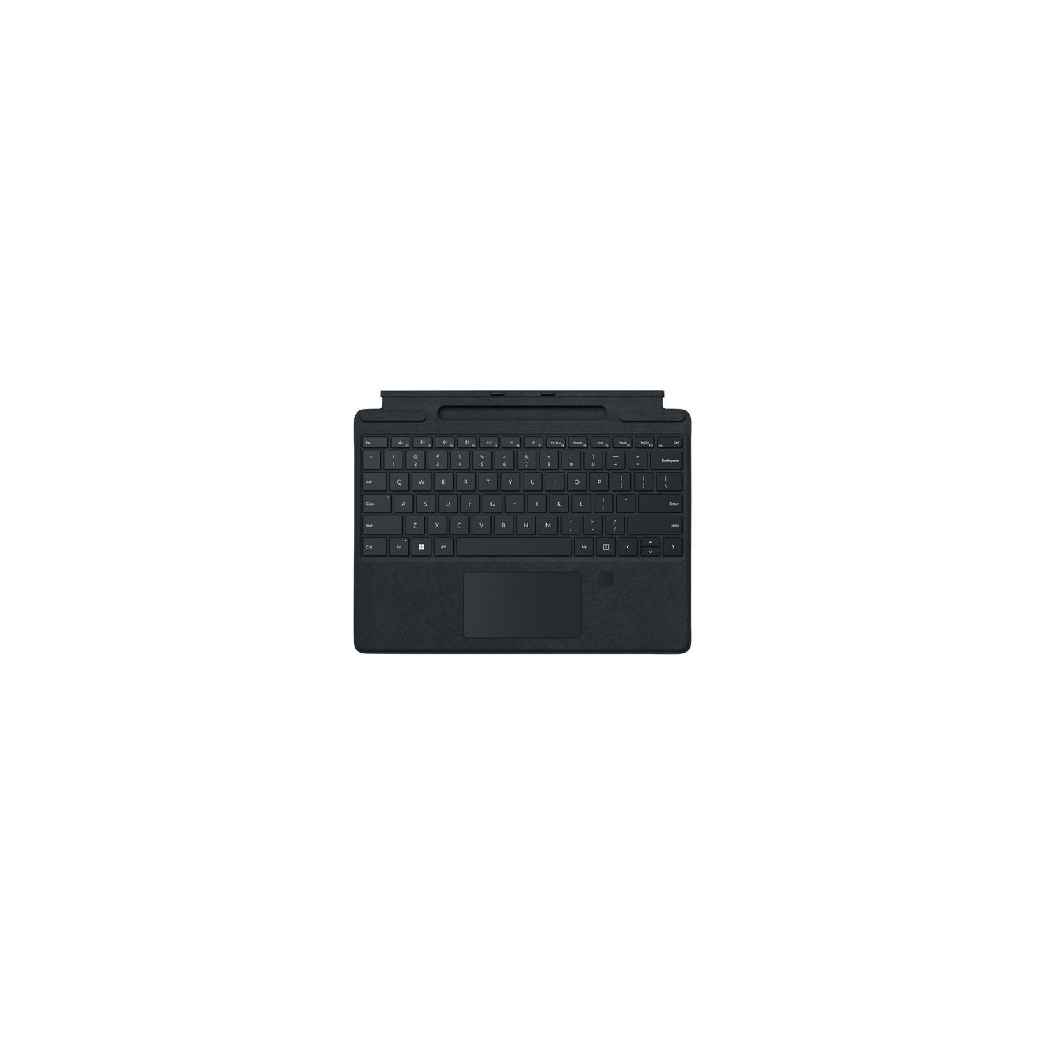 Refurbished (Good) Microsoft Surface Pro Signature Keyboard with Fingerprint Reader - Black - English