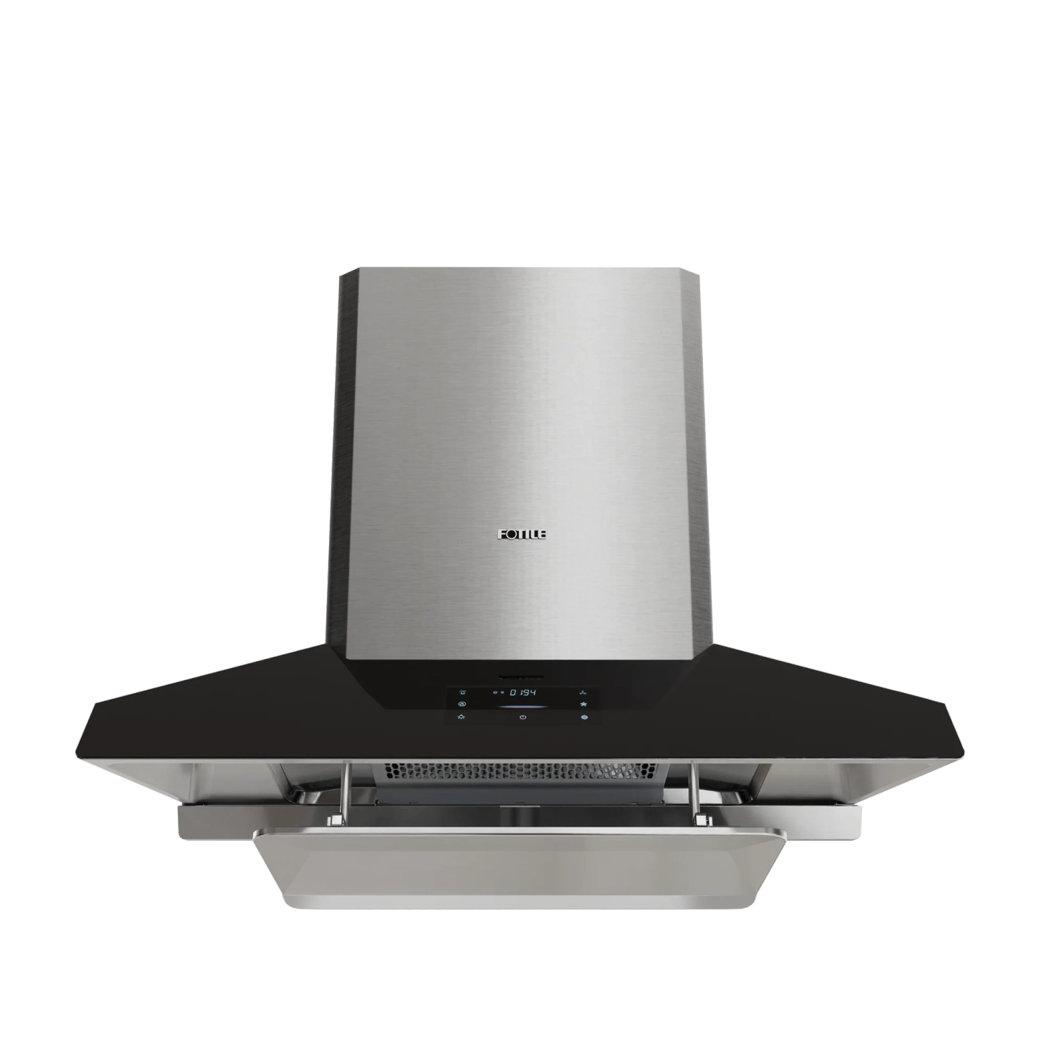 FOTILE EMG9050 36" Wall-Mount Range Hood 1300 CFMs with Touchscreen, 2 Speed-settings and Auto Turbo Mode, Adjustable Capture Shield, Delay Shutoff,