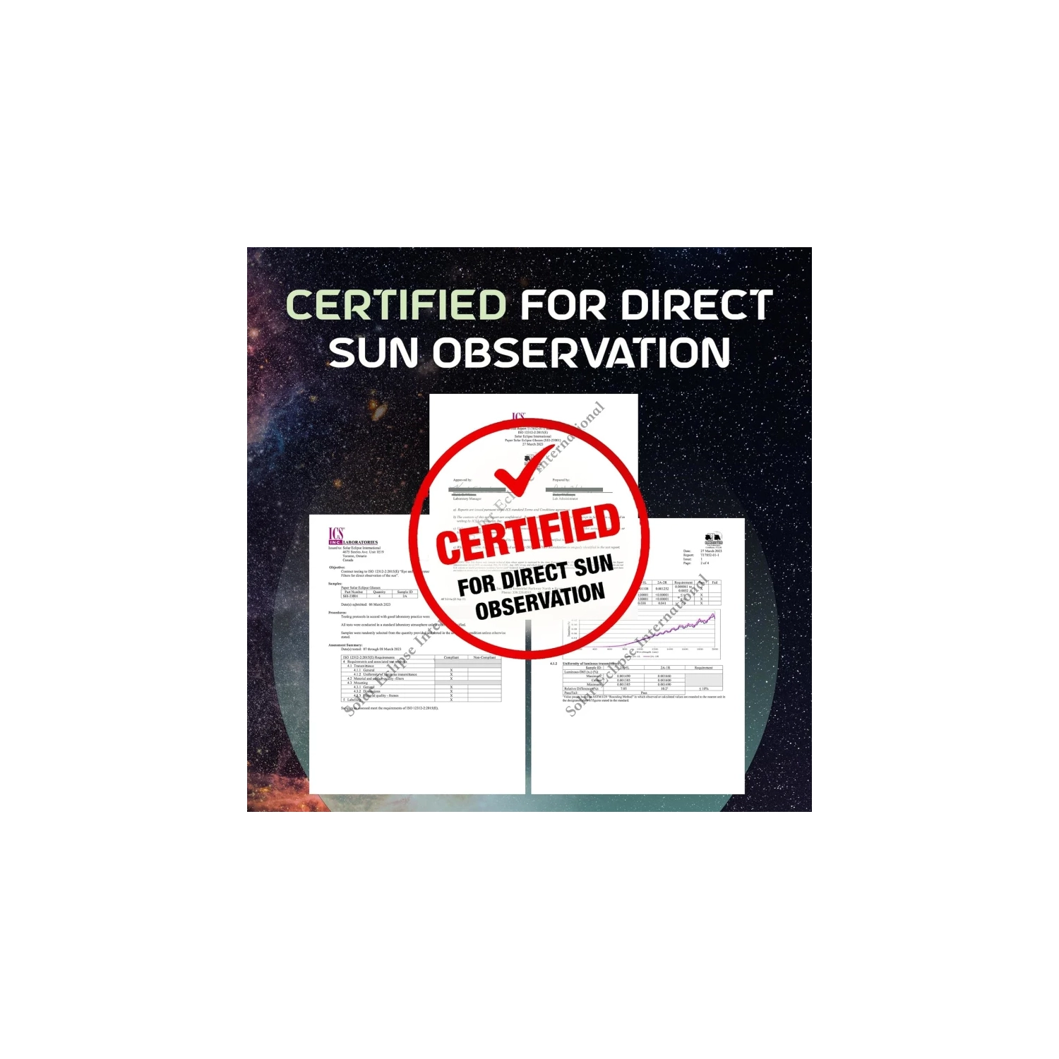 Helioclipse [6 Pack] Solar Eclipse Glasses 2024 - AAS Approved | Trusted for Direct Viewing - ISO 12312-2 & CE Certified - Lunette Eclipse Solaire