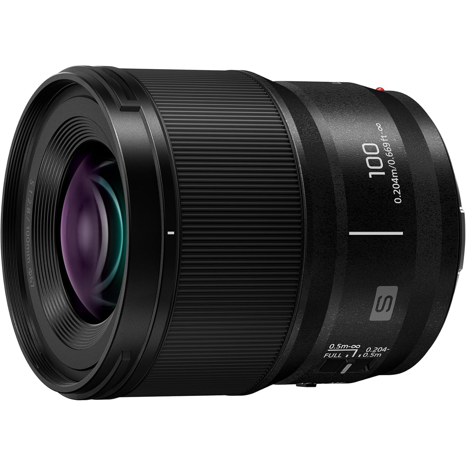 Objectif plein format LUMIX de Panasonic, S 100&nbsp;mm F2,8 Macro - S-E100