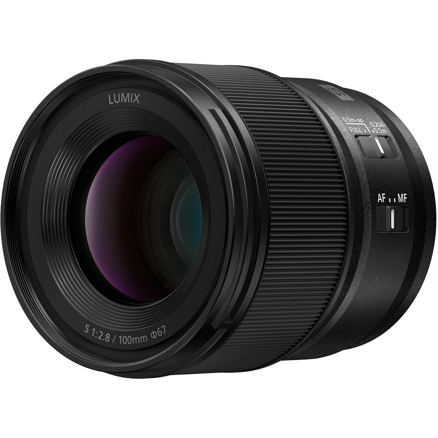 Objectif plein format LUMIX de Panasonic, S 100&nbsp;mm F2,8 Macro - S-E100