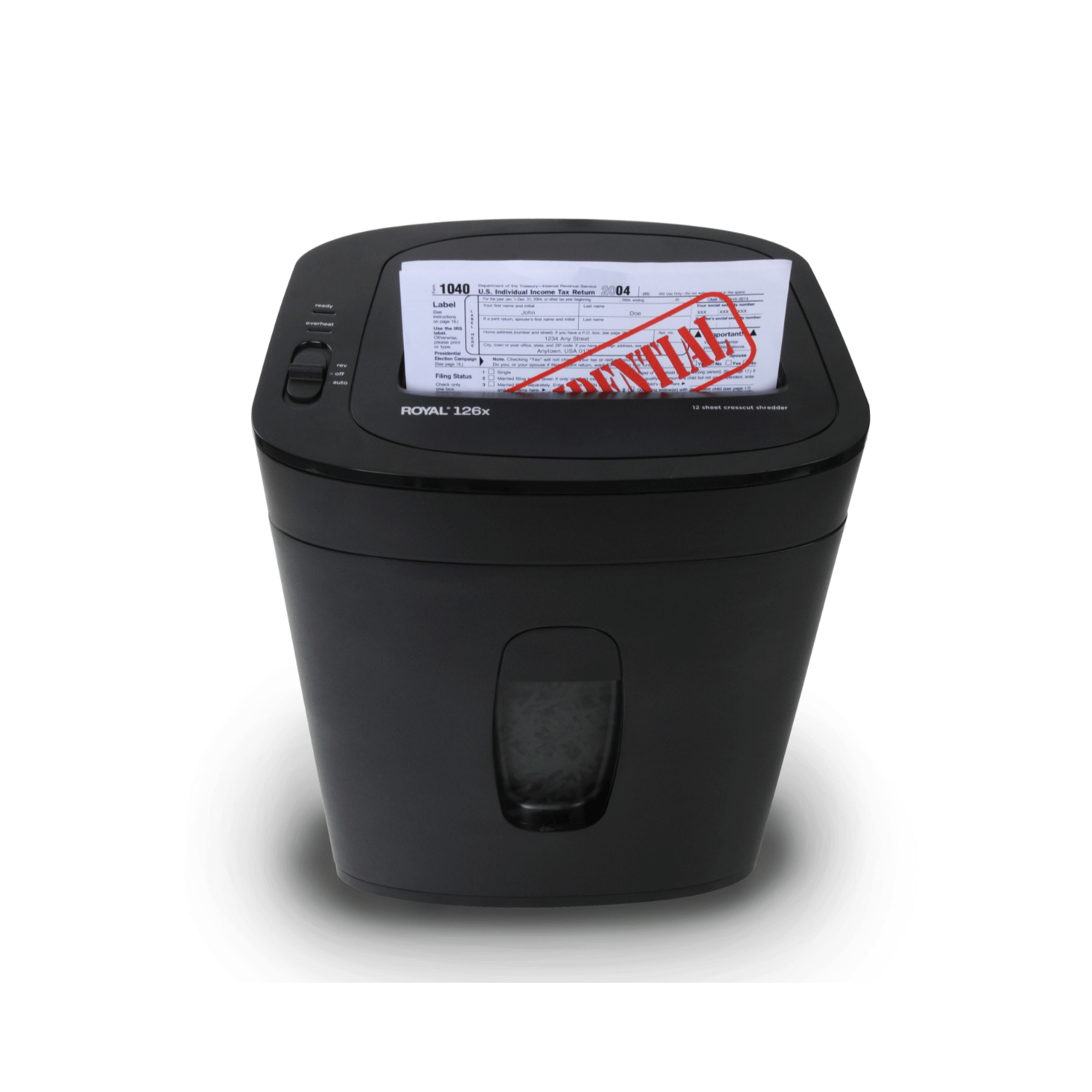 Déchiqueteuse à coupe croisée 126X 12 feuilles Royal