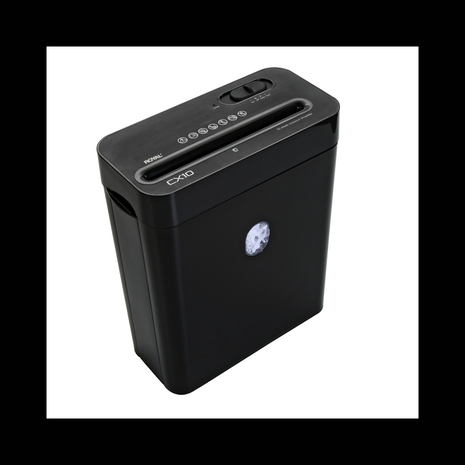 Royal CX10 10-Sheet Crosscut Shredder -