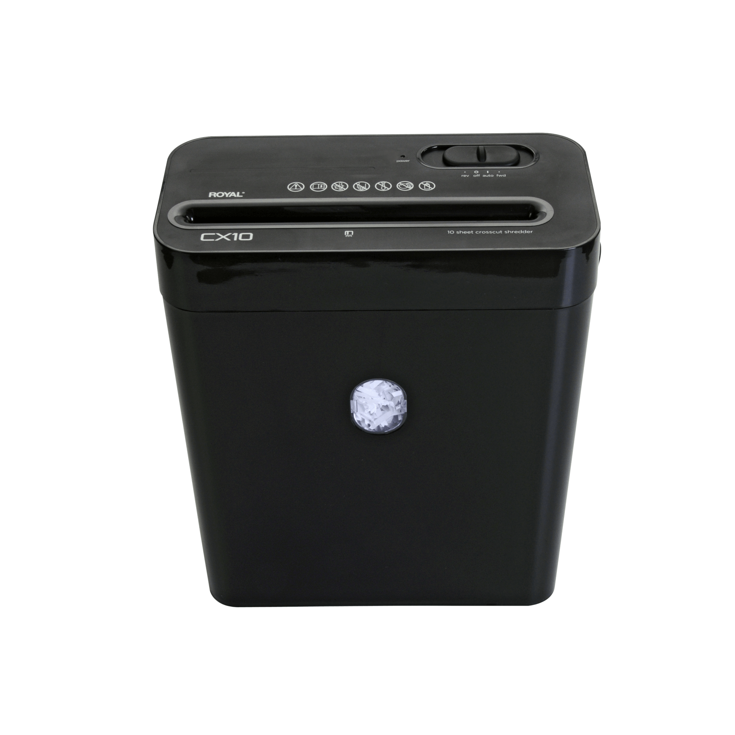 Royal CX10 10-Sheet Crosscut Shredder -