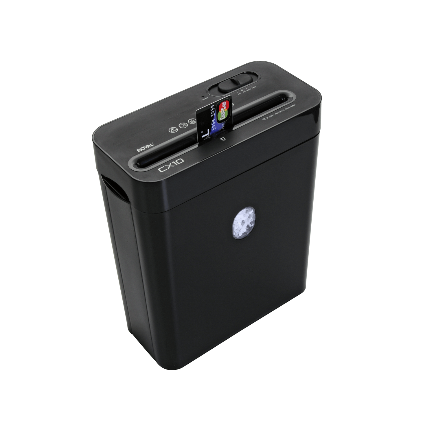 Royal CX10 10-Sheet Crosscut Shredder -