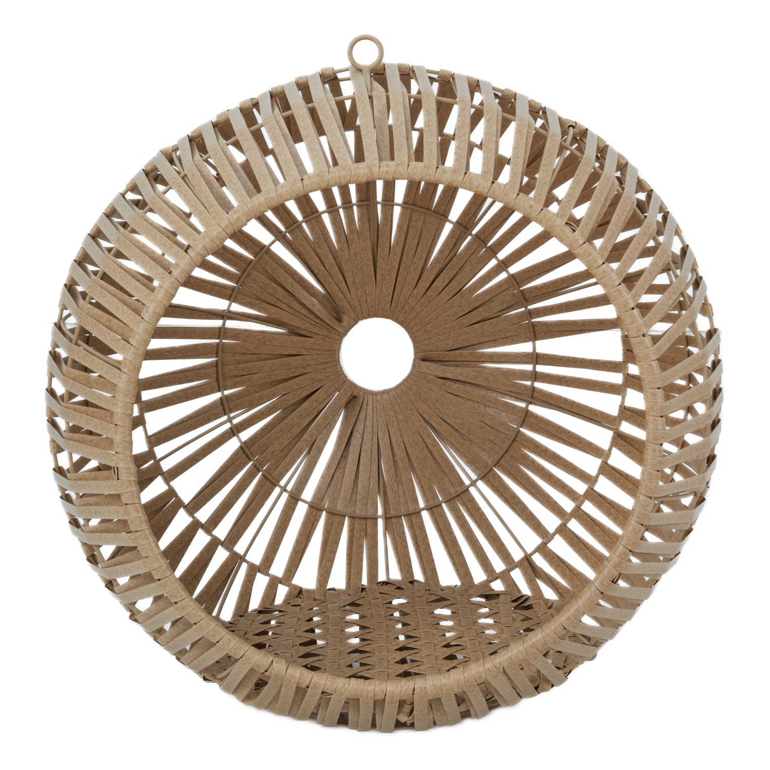 Kingman Handcrafted Porch Swing with Cushion for Pet - Yellow