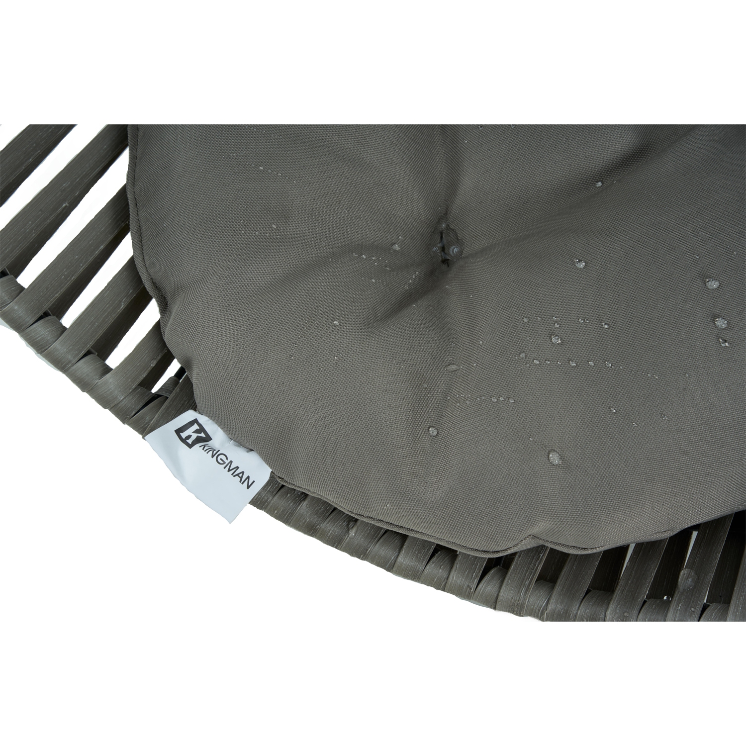 Kingman Handcrafted Pet Chair with Cushion - Grey