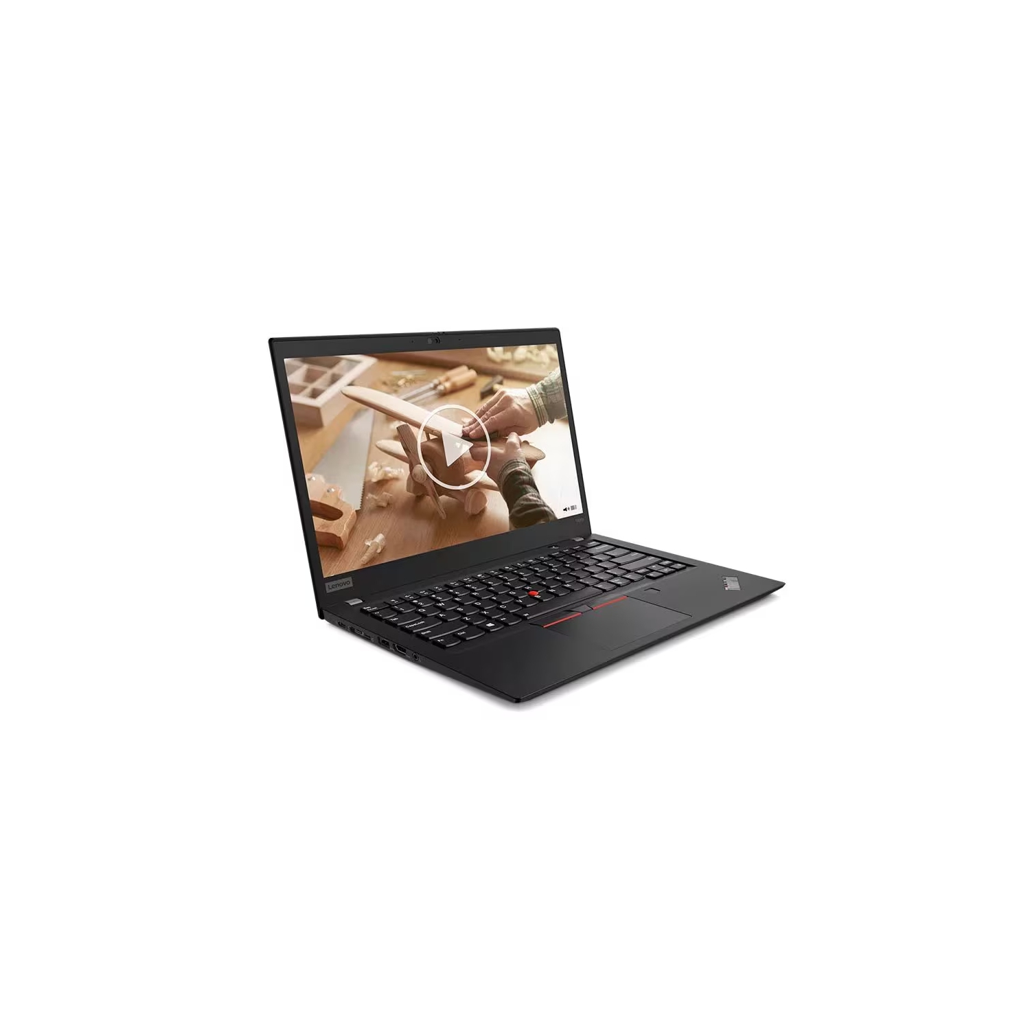 Refurbished - Lenovo ThinkPad T490S 14" Touch Screen Laptop (Intel Core i5-8365U/16GB RAM/256GB SSD/Windows 10) -Black