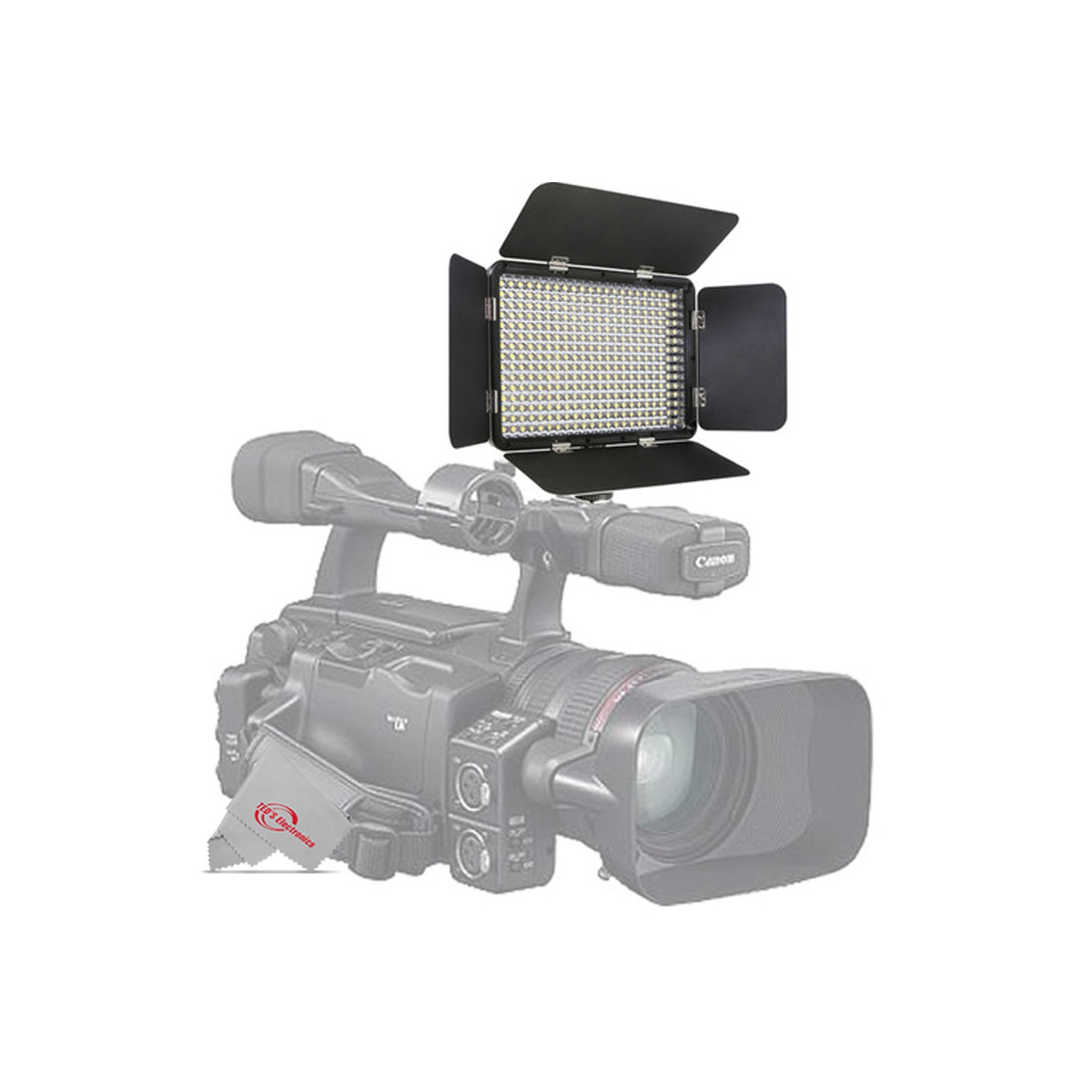 Panneau lumineux DEL à intensité réglable ultramince à haute intensité de 2x W + trépied de 12 po pour vlogueurs