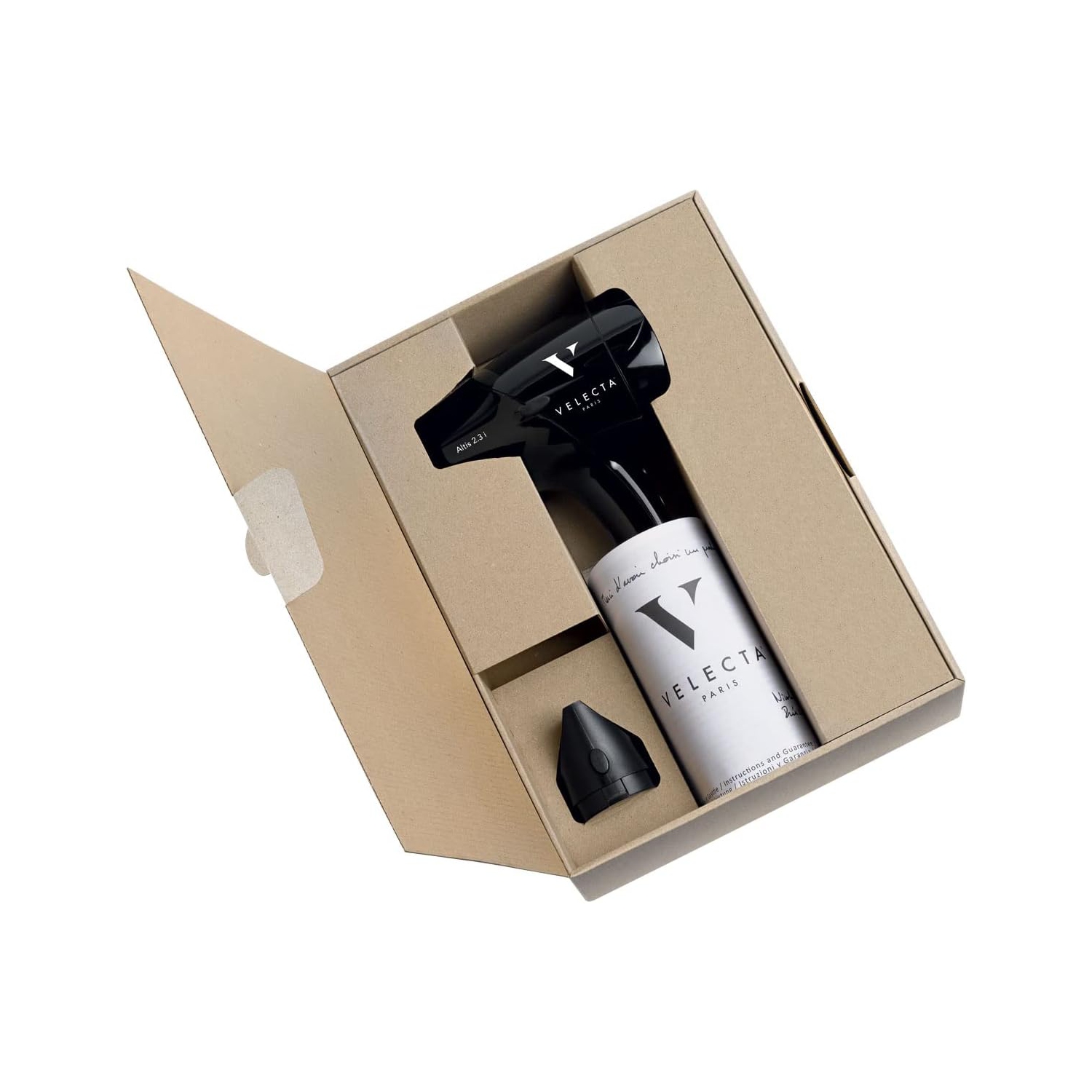 Electa Paris - sèche-cheveux noir Shining Pro TGR Altis 2,3i