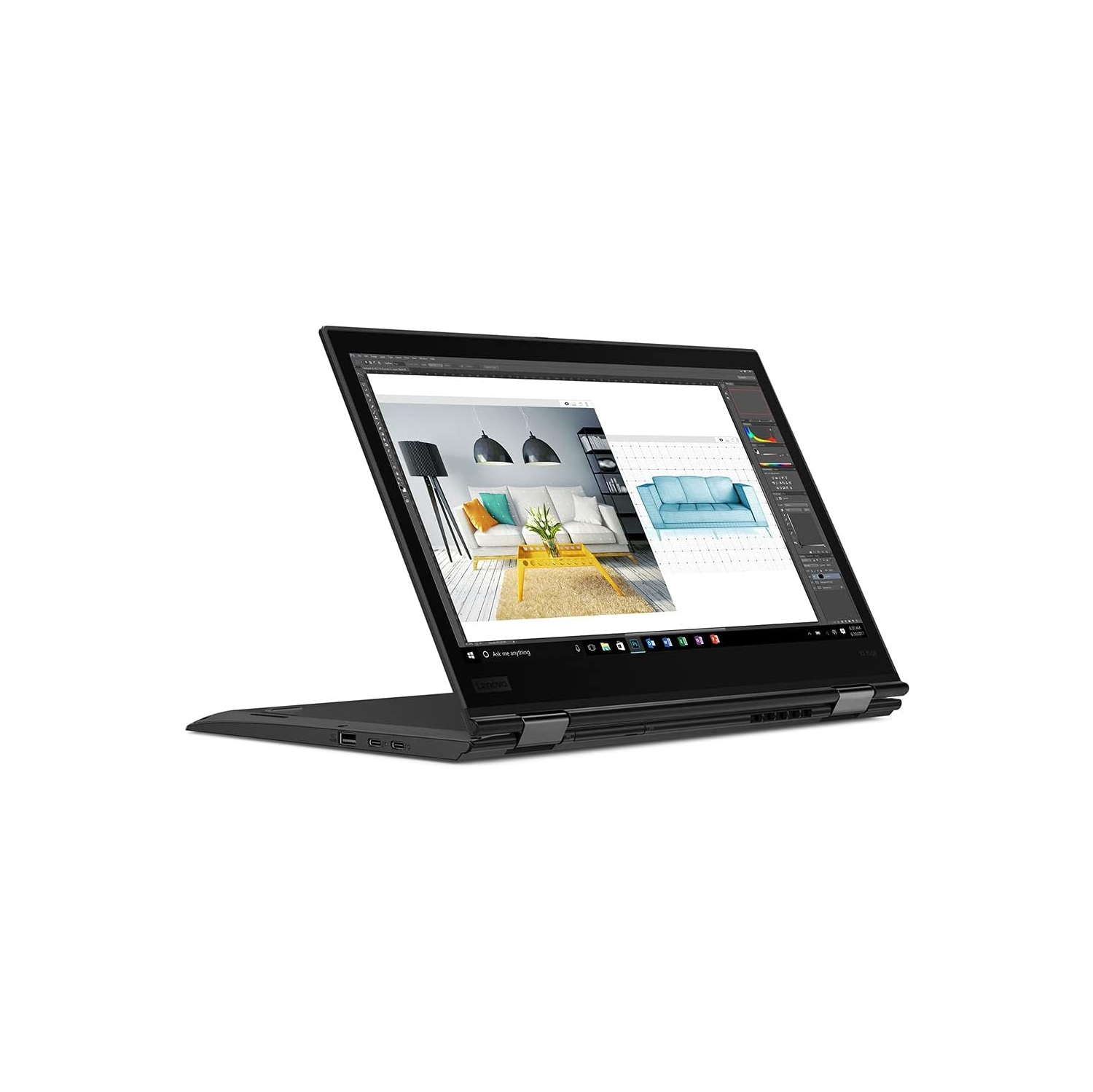 Portable ThinkPad X1 Yoga de LENOVO, tablette FHD de 14&nbsp;po, carte graphique UHD 620 d'Intel, i5-8365U, 16&nbsp;Go, 512&nbsp;Go, PCIe, garantie