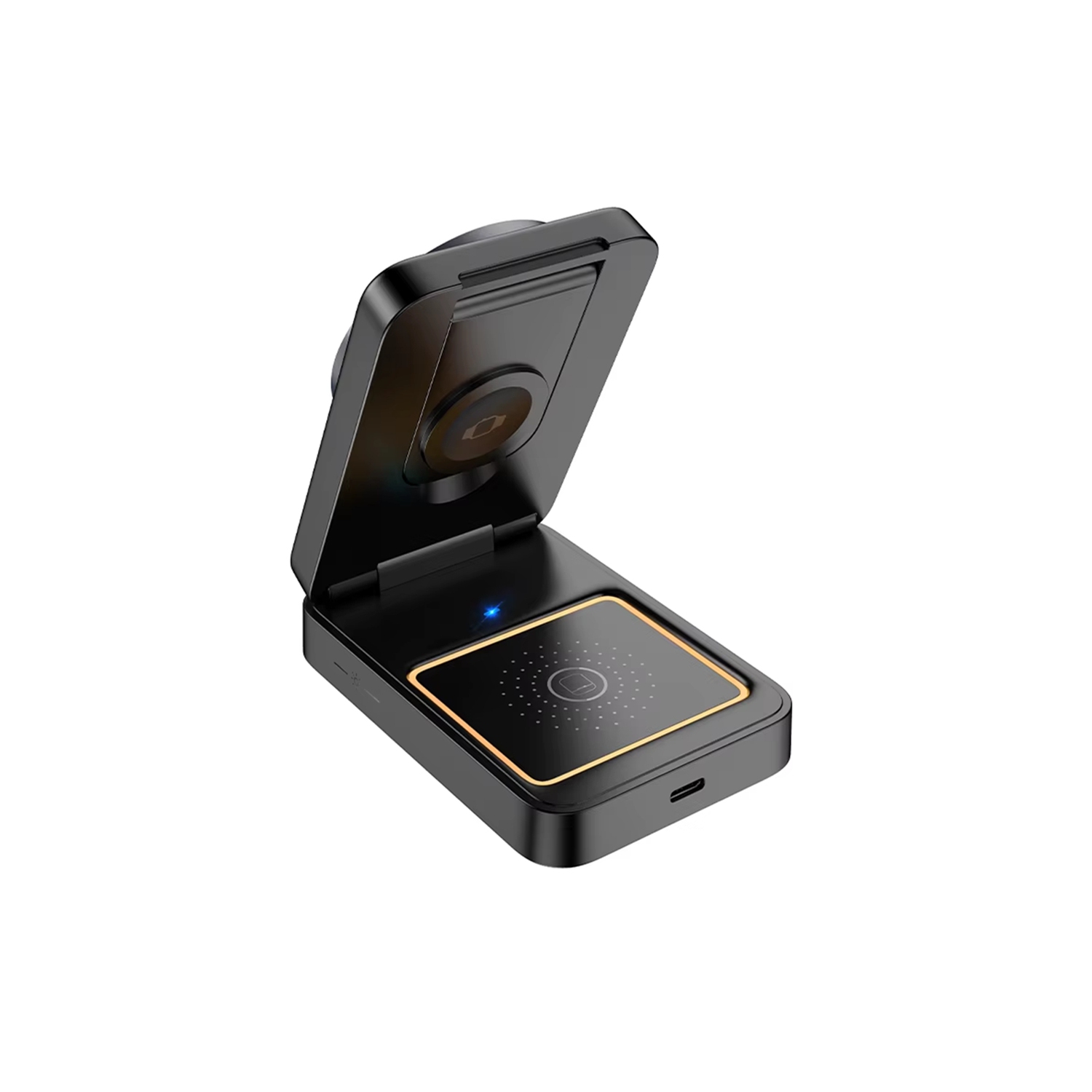 3 in 1 Foldable Qi Fast Magnetic MagSafe Wireless Charger Stand Dock Station for iPhone AirPods Apple Watch