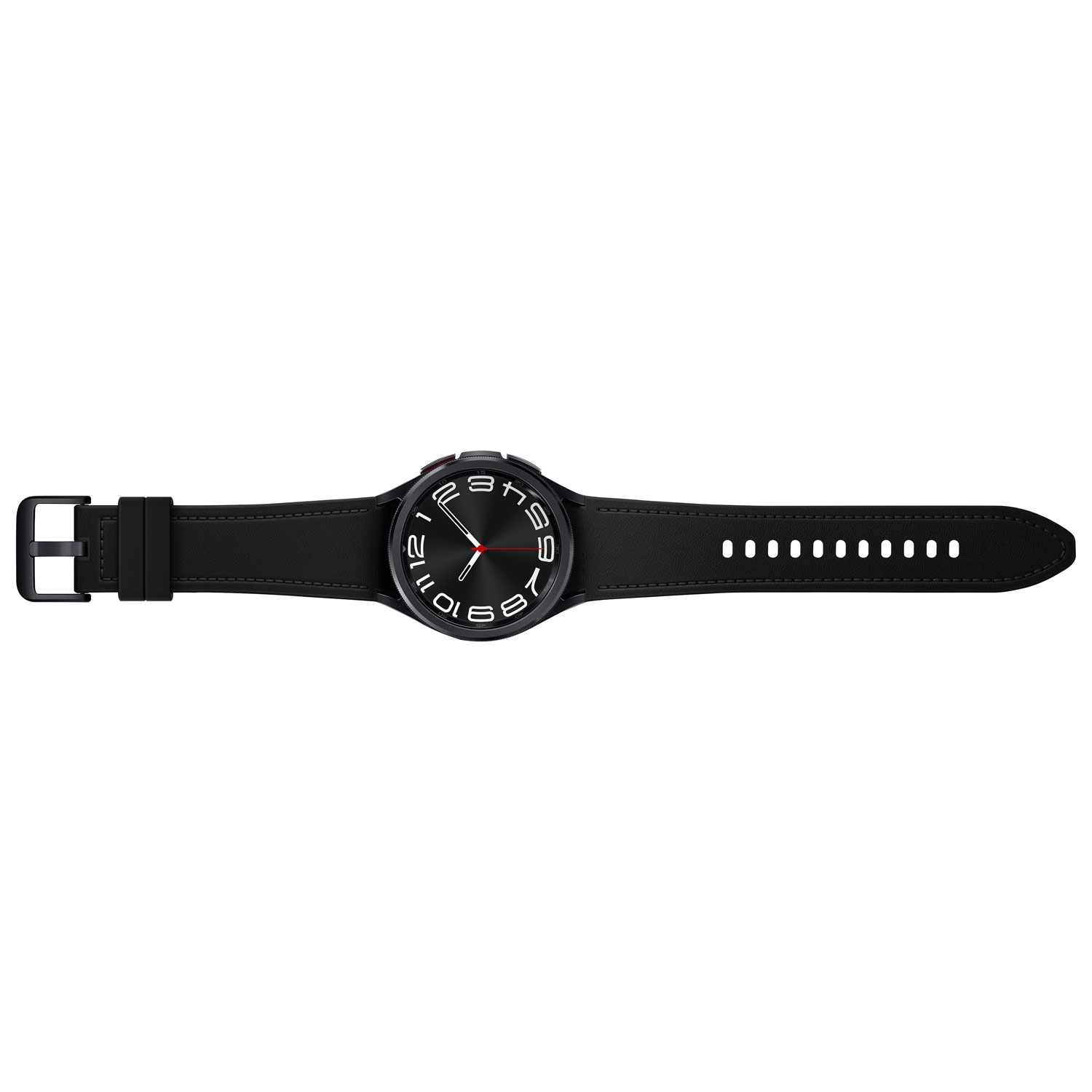 Remis à neuf - montre intelligente 43 mm Galaxy Watch6 Classic (GPS + LTE) de Samsung avec moniteur de fréquence cardiaque - Noir
