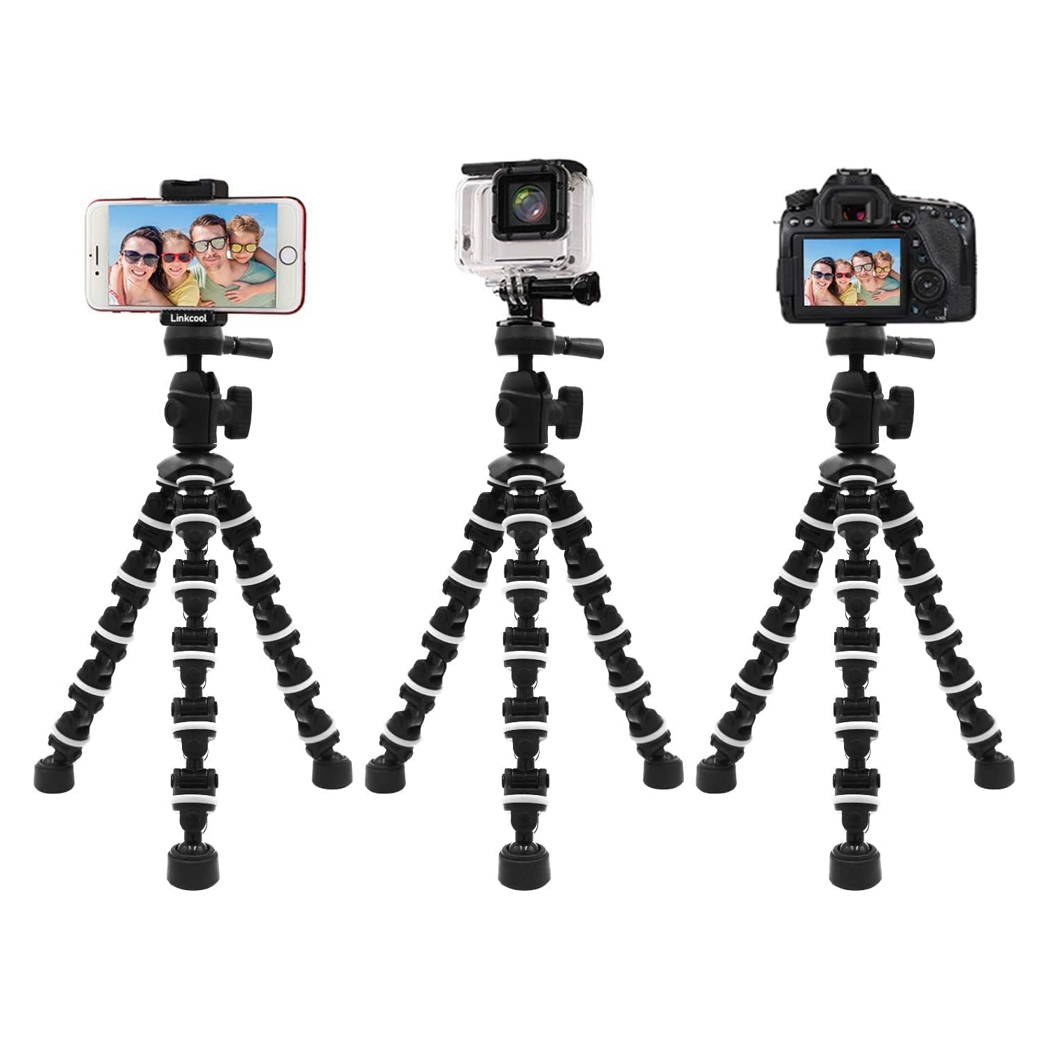 Phone Tripod, Tripod with Wireless Remote Phone Holder as iPhone Tripod, Cell Phone Tripod, Camera Tripod, Travel Tripod,Tabletop Tripod for iPhone