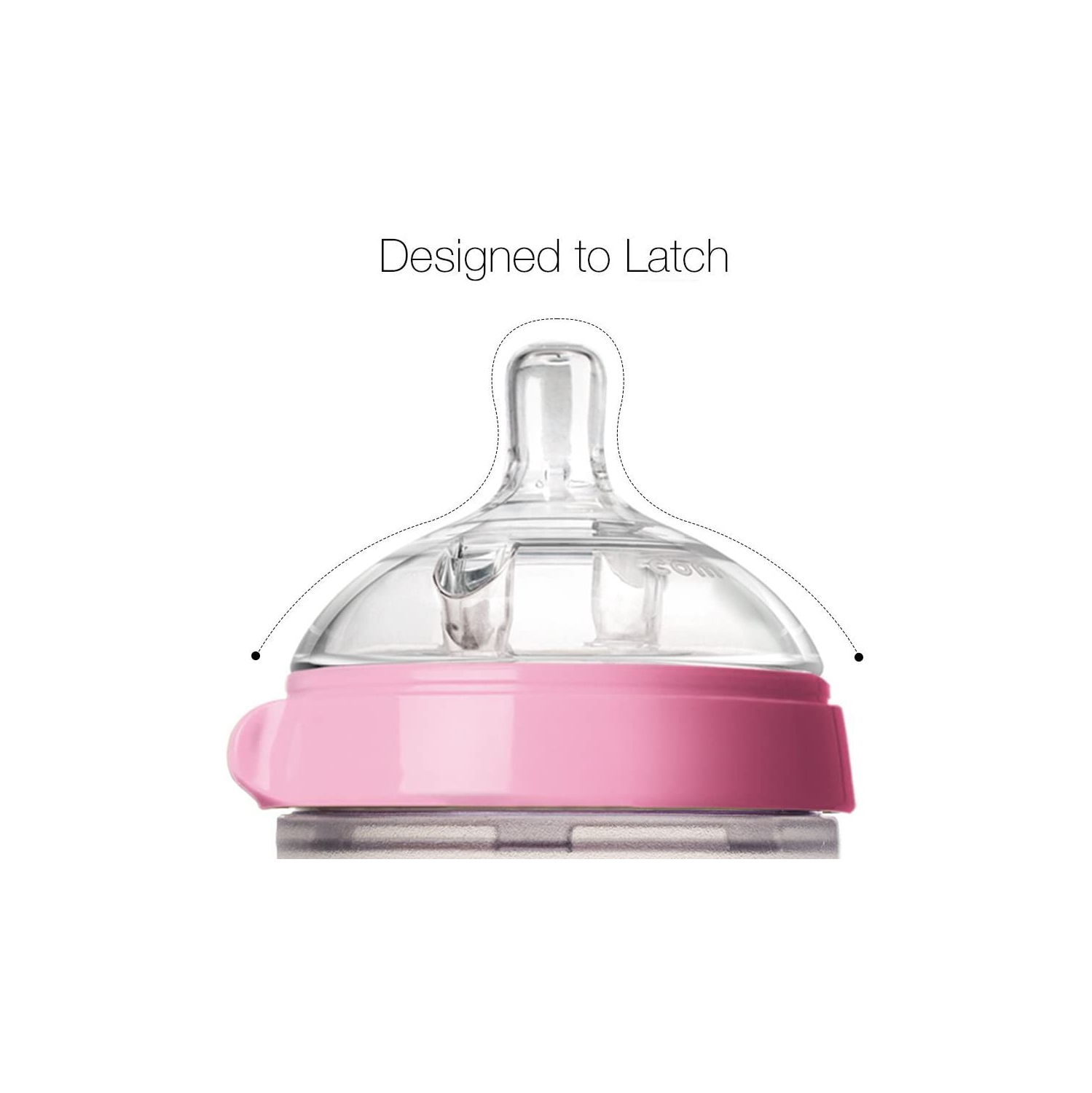 Comotomo Baby Bottle Double Pack - Pink