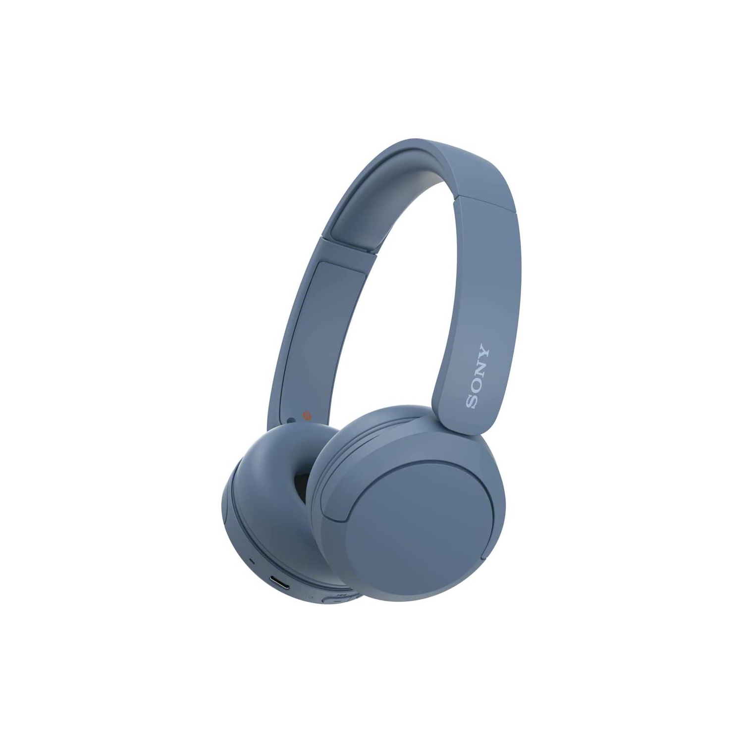 Open Box - Sony WH-CH520 Wireless Headphones Bluetooth On-Ear Headset with Microphones (Blue)