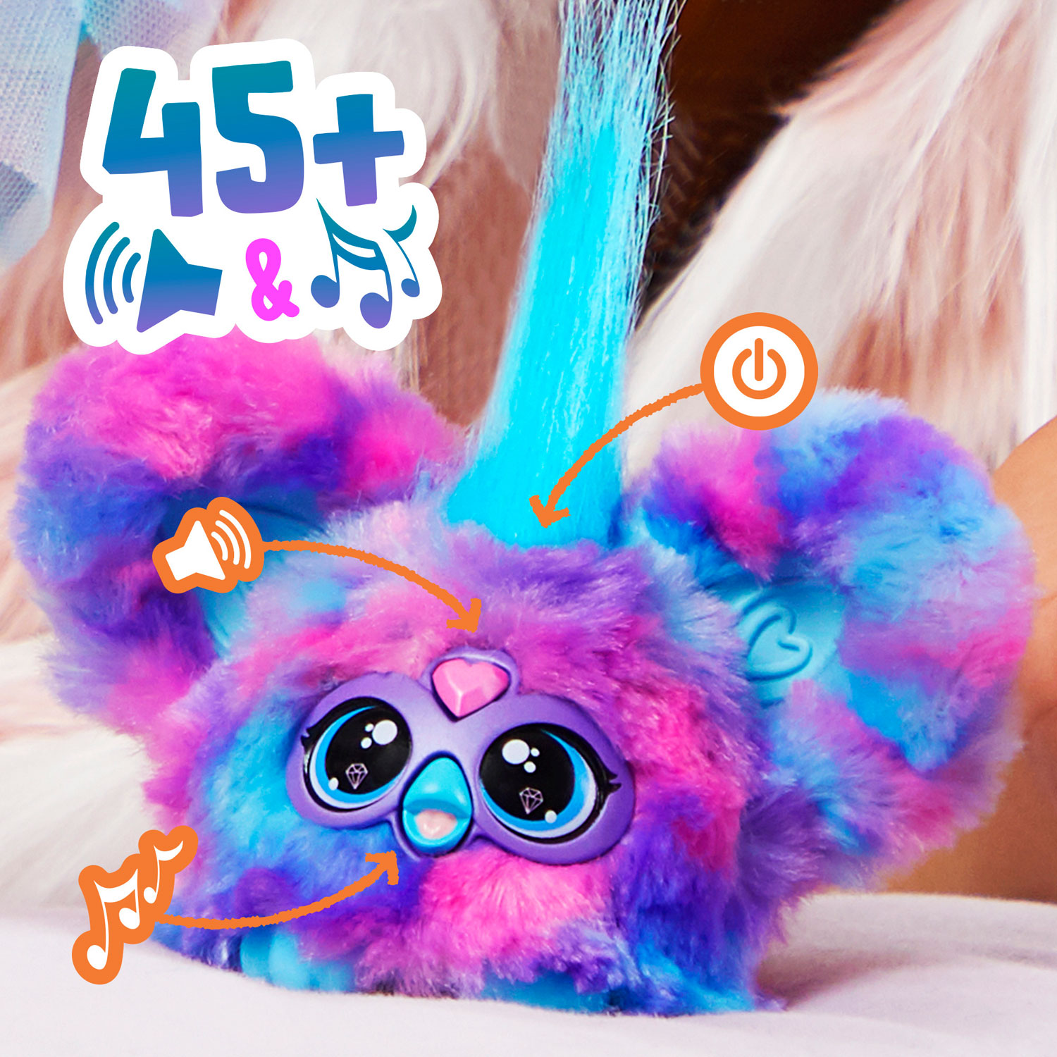 Hasbro Furby Furblets Pix-Elle Mini Jouet électronique en peluche