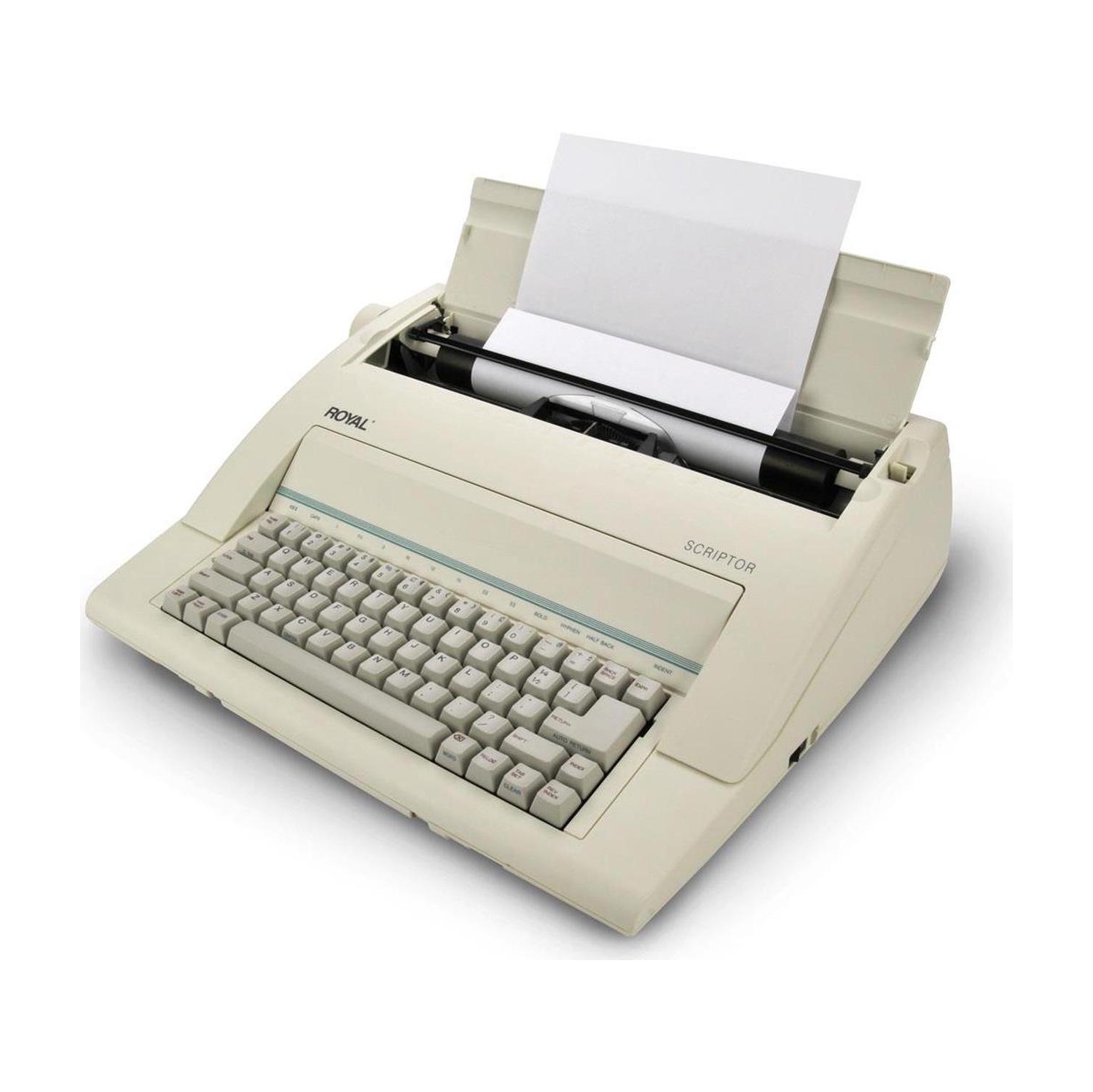 Royal Consumer Scriptor Typewriter - Beige -