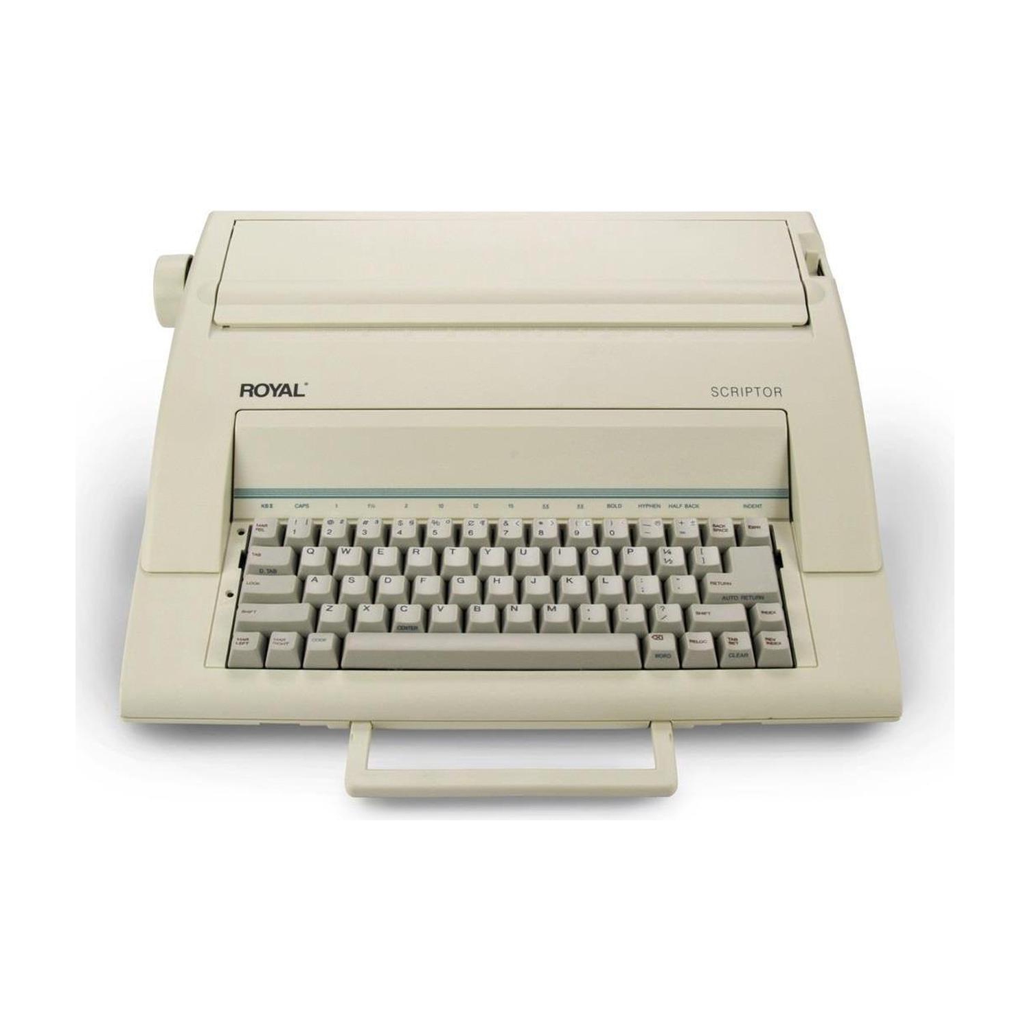Royal Consumer Scriptor Typewriter - Beige -