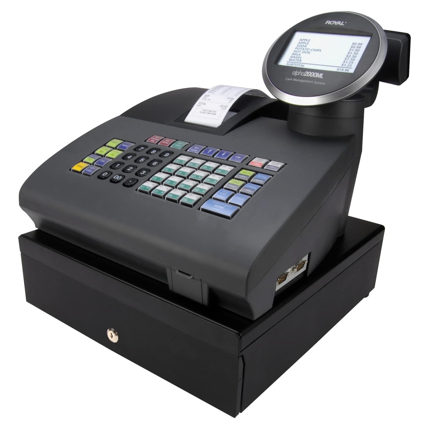 Royal Consumer Electronic Cash Register - Black -