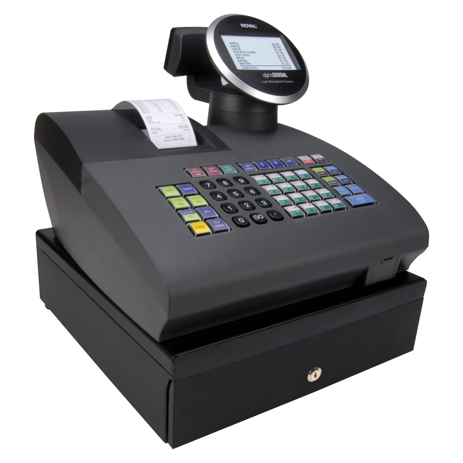 Royal Consumer Electronic Cash Register - Black -