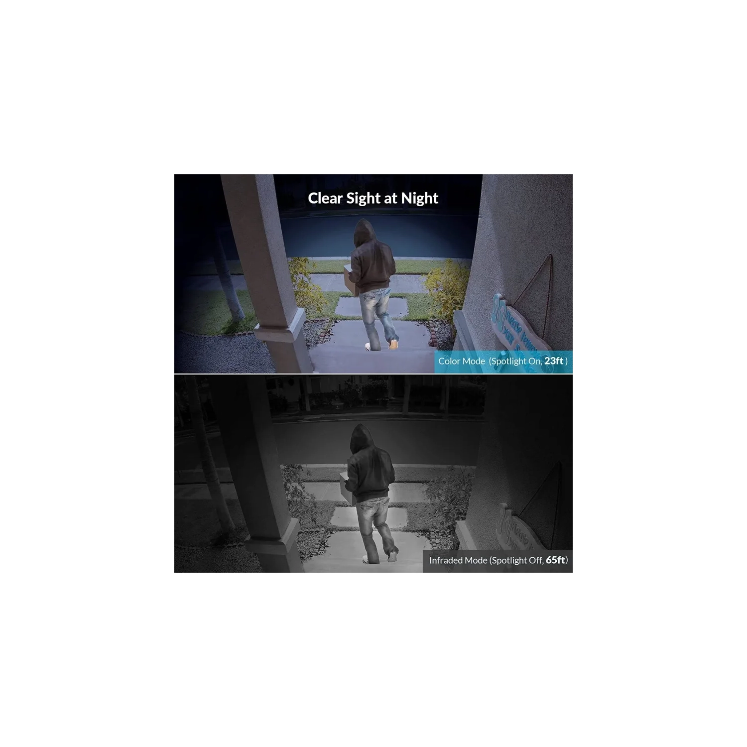 Wireless Outdoor 2K Security Camera: Solar & Battery Powered with Spotlight, Siren, Motion Detection, Color Night Vision, 2-Way Audio, IP66, 2.4GHz